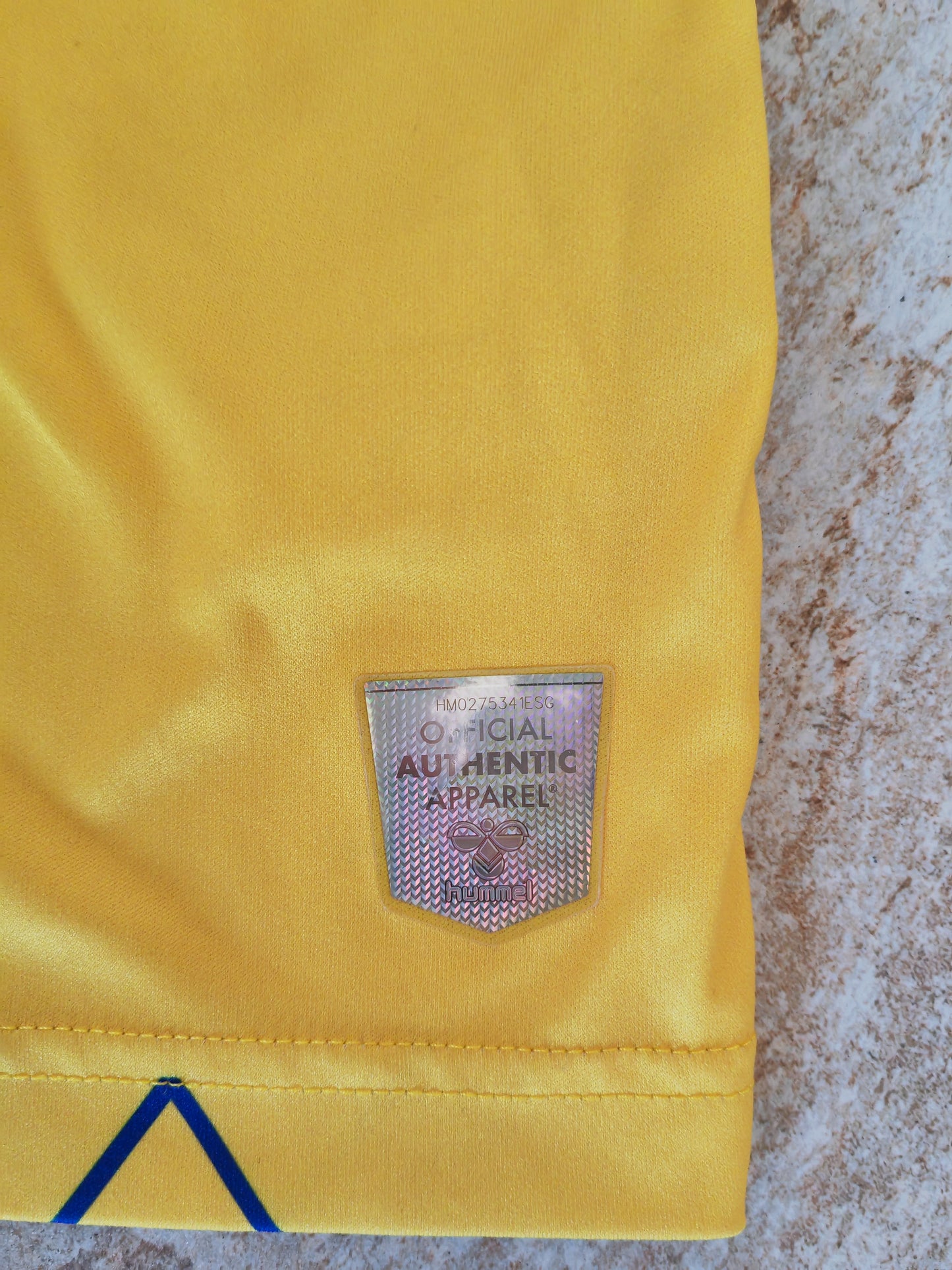 Hummel Everton 2022/23 Short Sleeve Third Shirt, Yellow, Size Large