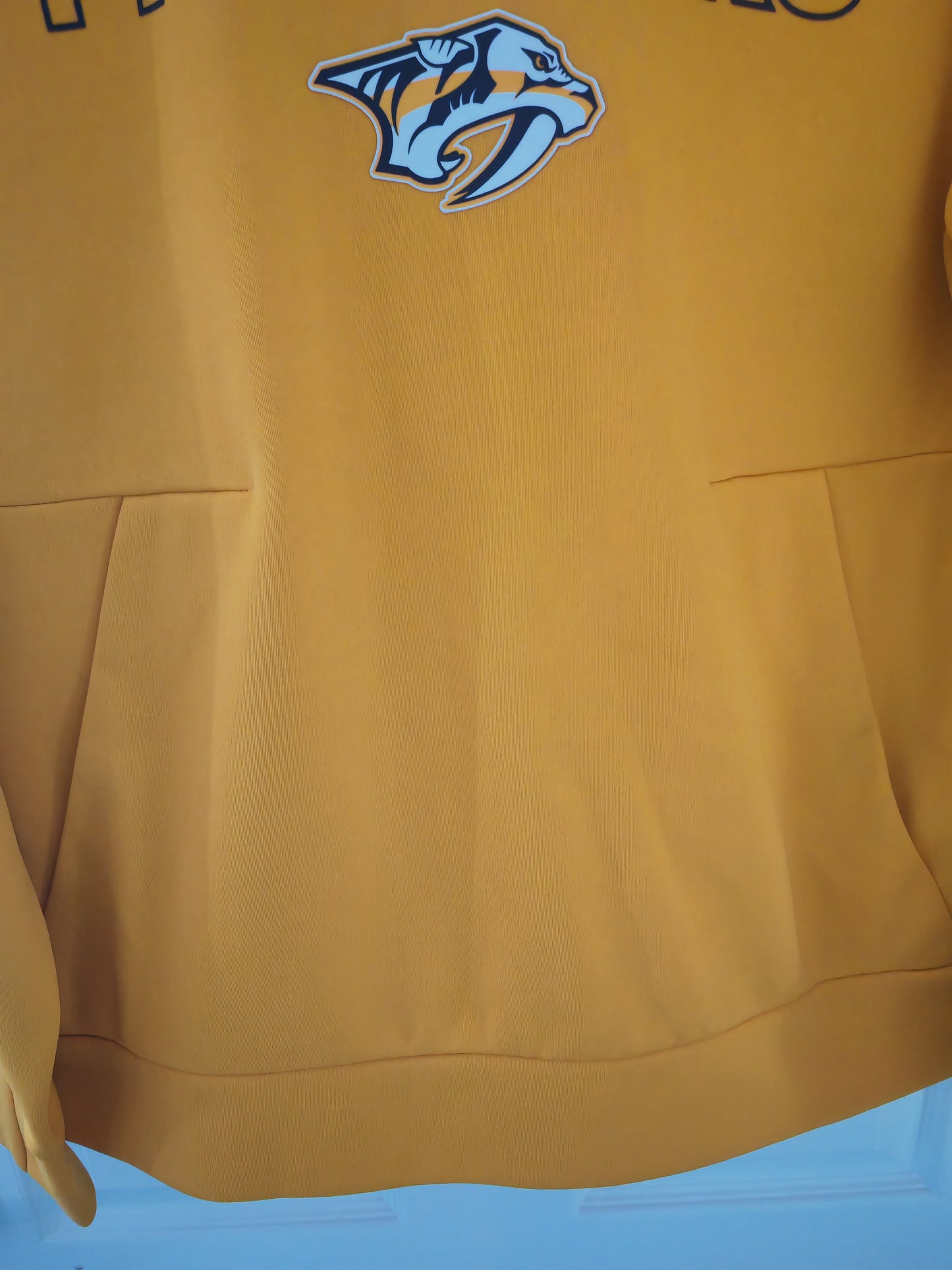 Adidas Nashville Predators NHL Pullover Hoodie, Yellow, Size Medium