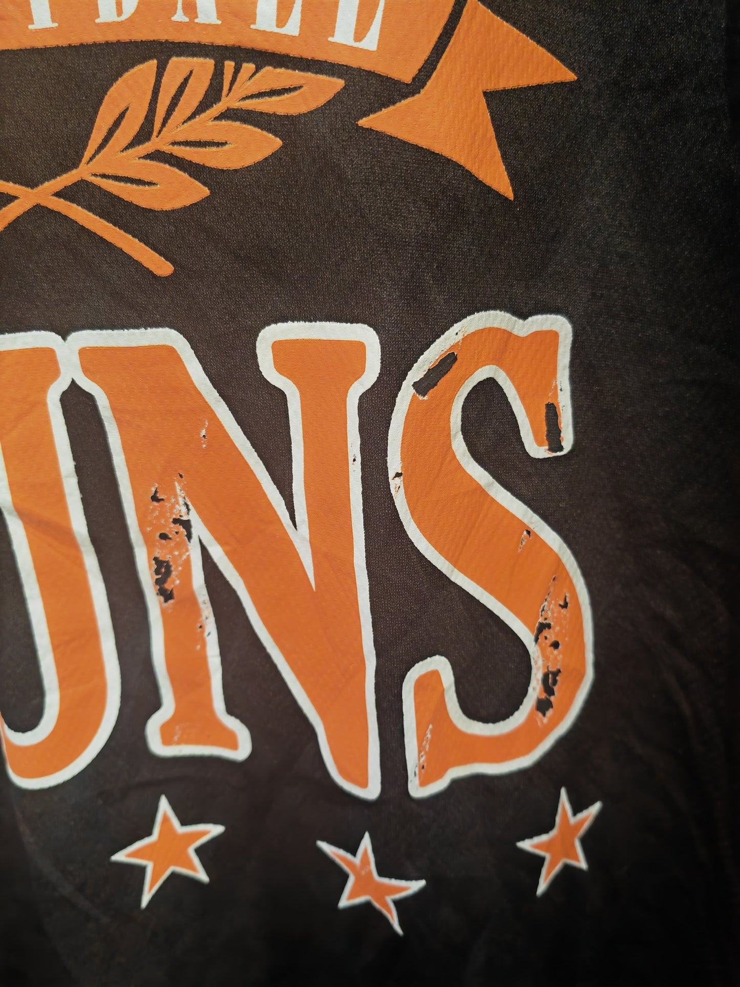 NBA Phoenix Suns Baseball Style NBA T Shirt/Jersey, Black, Size Small