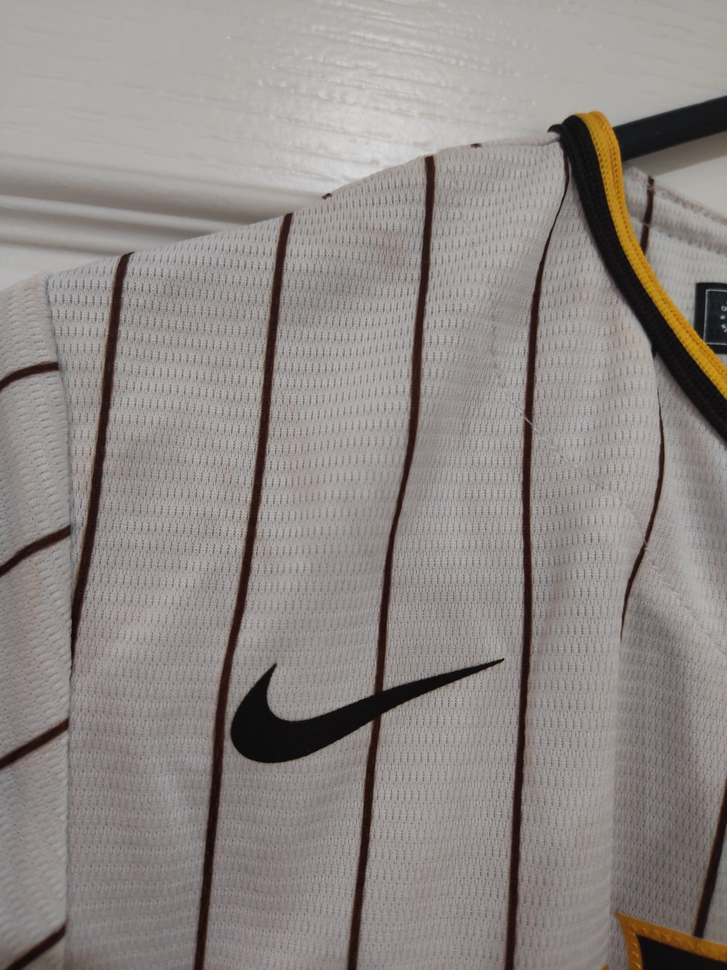 Youth Nike San Diego Padres MLB Baseball Jersey, #13 Machado, White, Youth Small