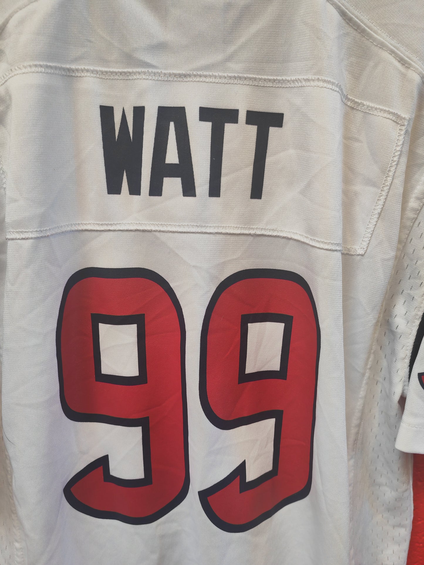 Youth Nike Houston Texans NFL Jersey, #99 Watt, White, Size YL
