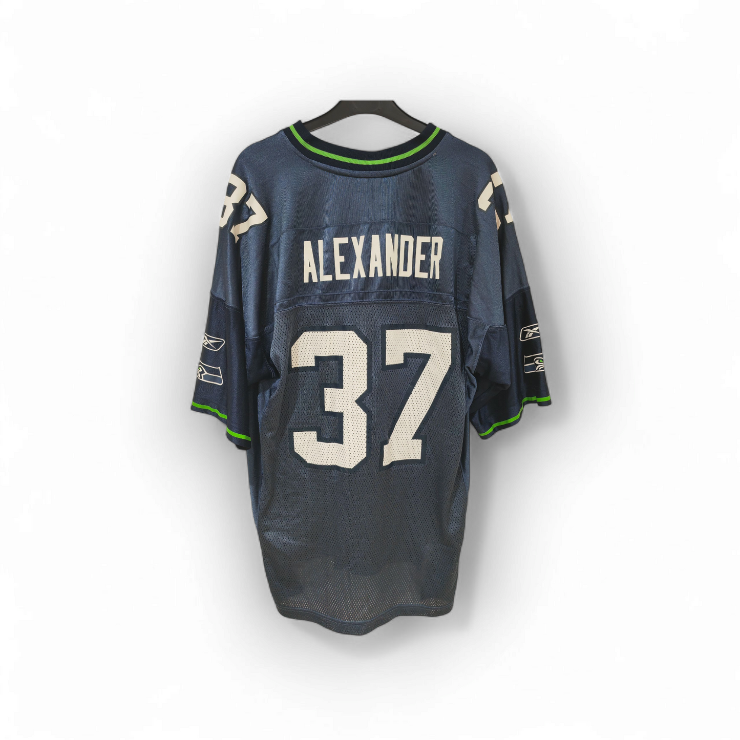 Reebok Seattle Seahawks NFL Jersey, #37 Alexander, Blue/Grey, Size Medium