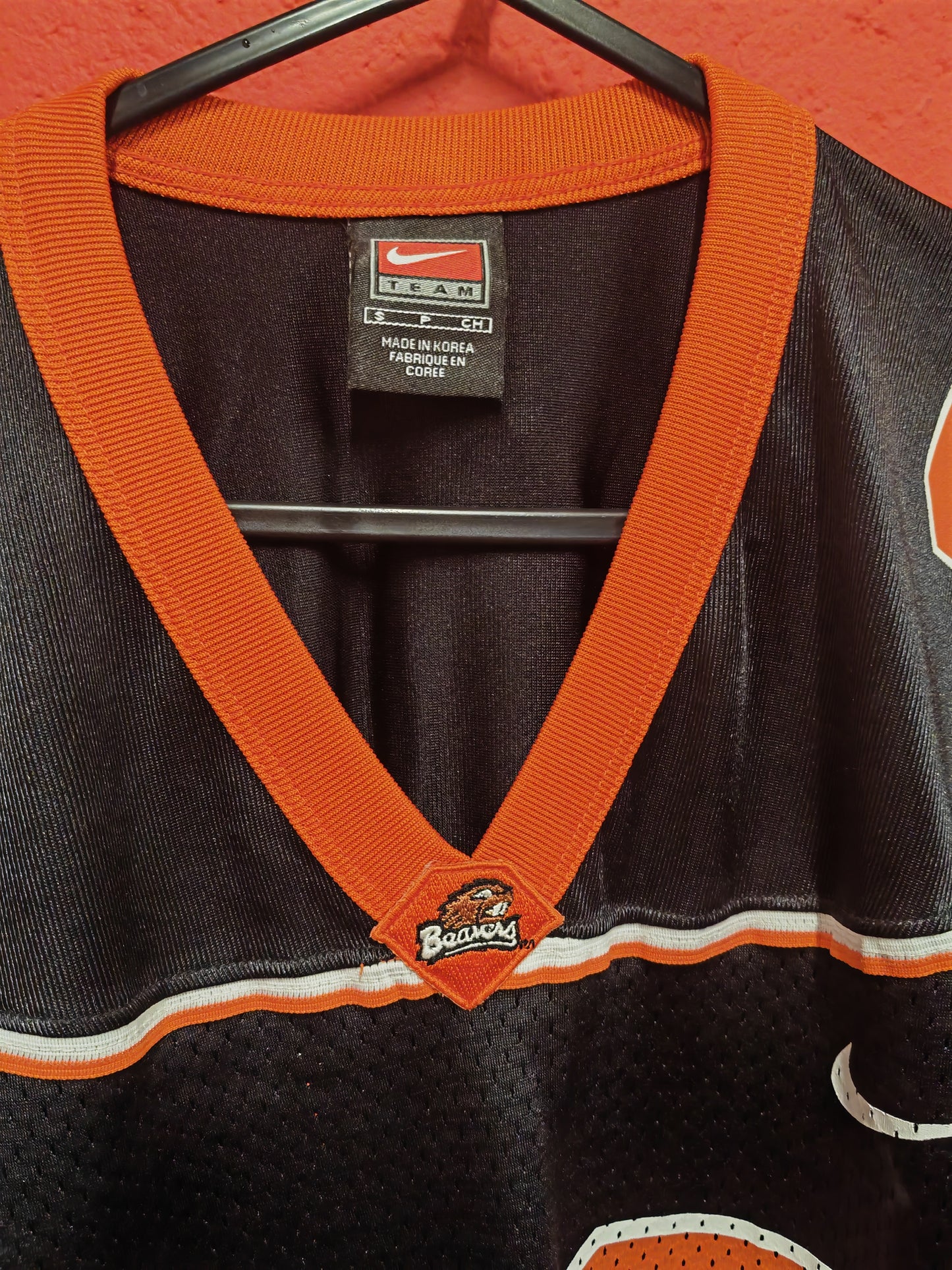 Nike Oregon State Beavers NCAA Football Jersey, #26, Black, Size Small