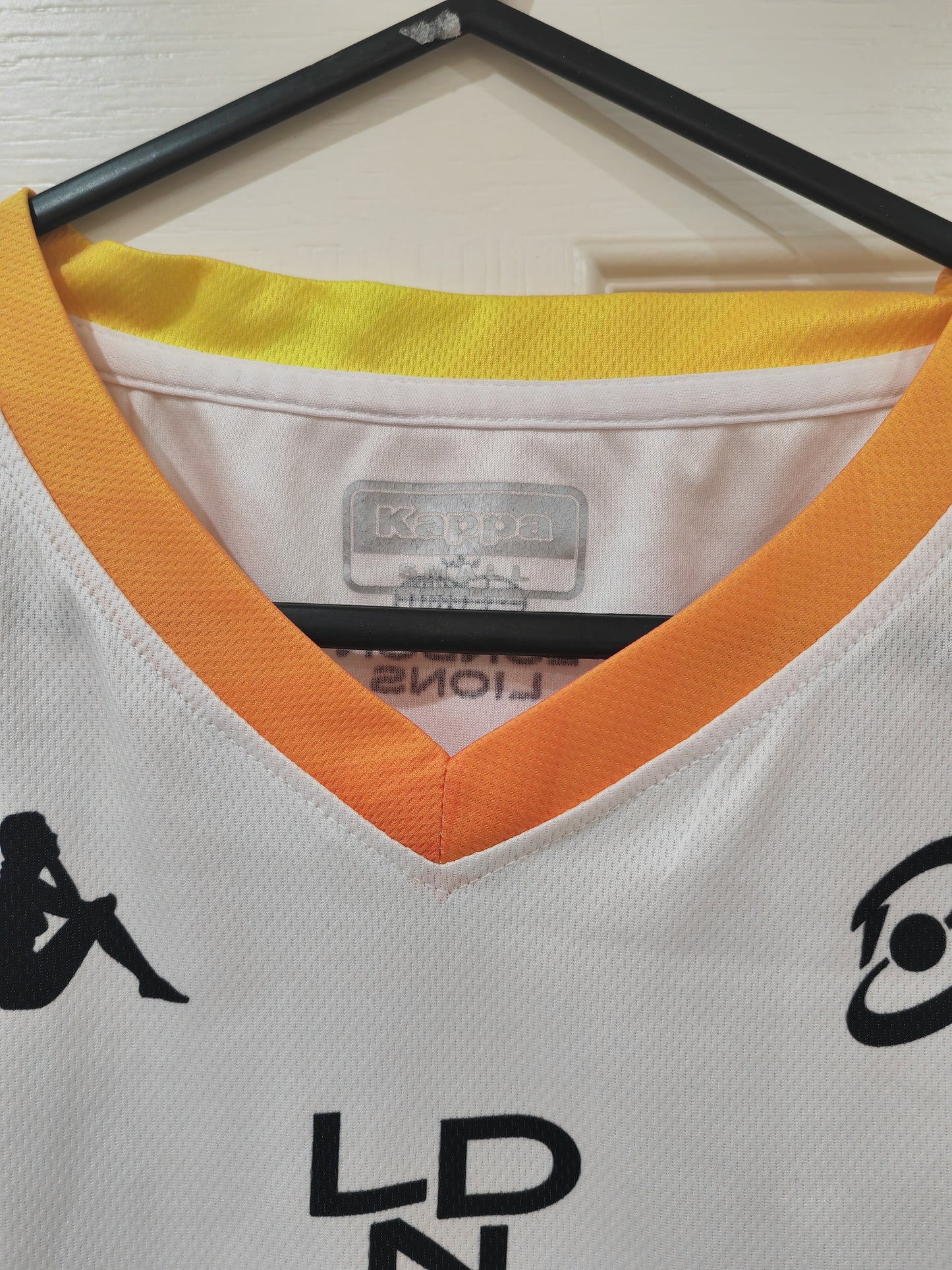 Kappa London Lions SBL Basketball Jersey, #23, White, Size Small