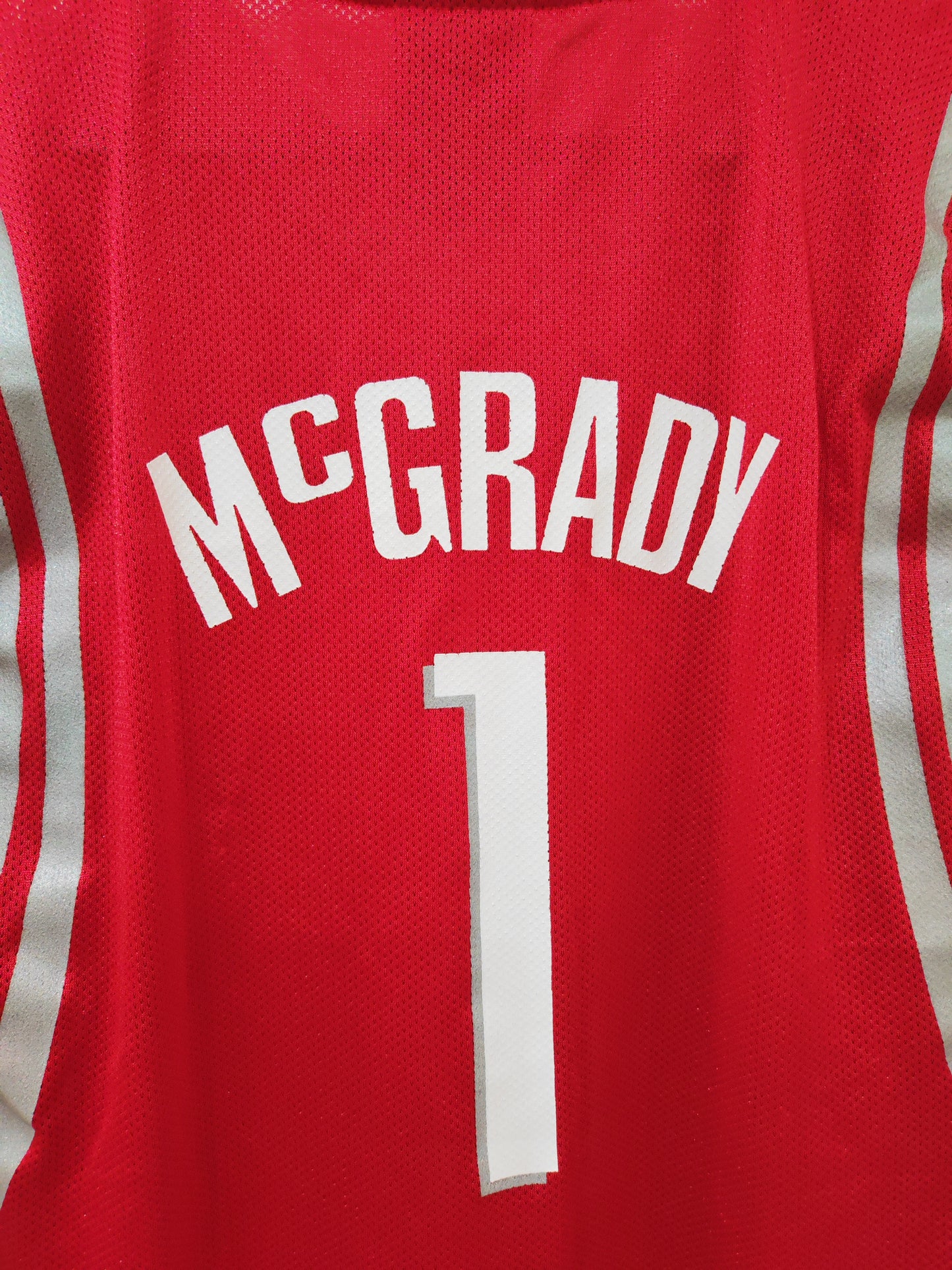 Youth Reebok Houston Rockets NBA Jersey, #1 McGrady, Red, Size YXL
