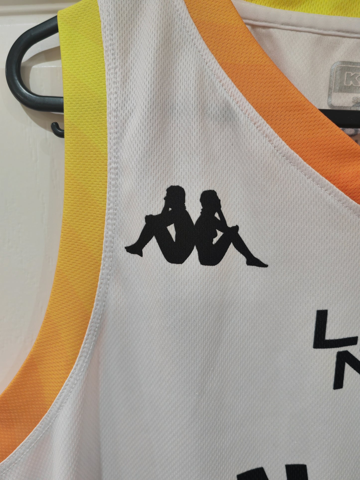 Kappa London Lions SBL Basketball Jersey, #23, White, Size Small