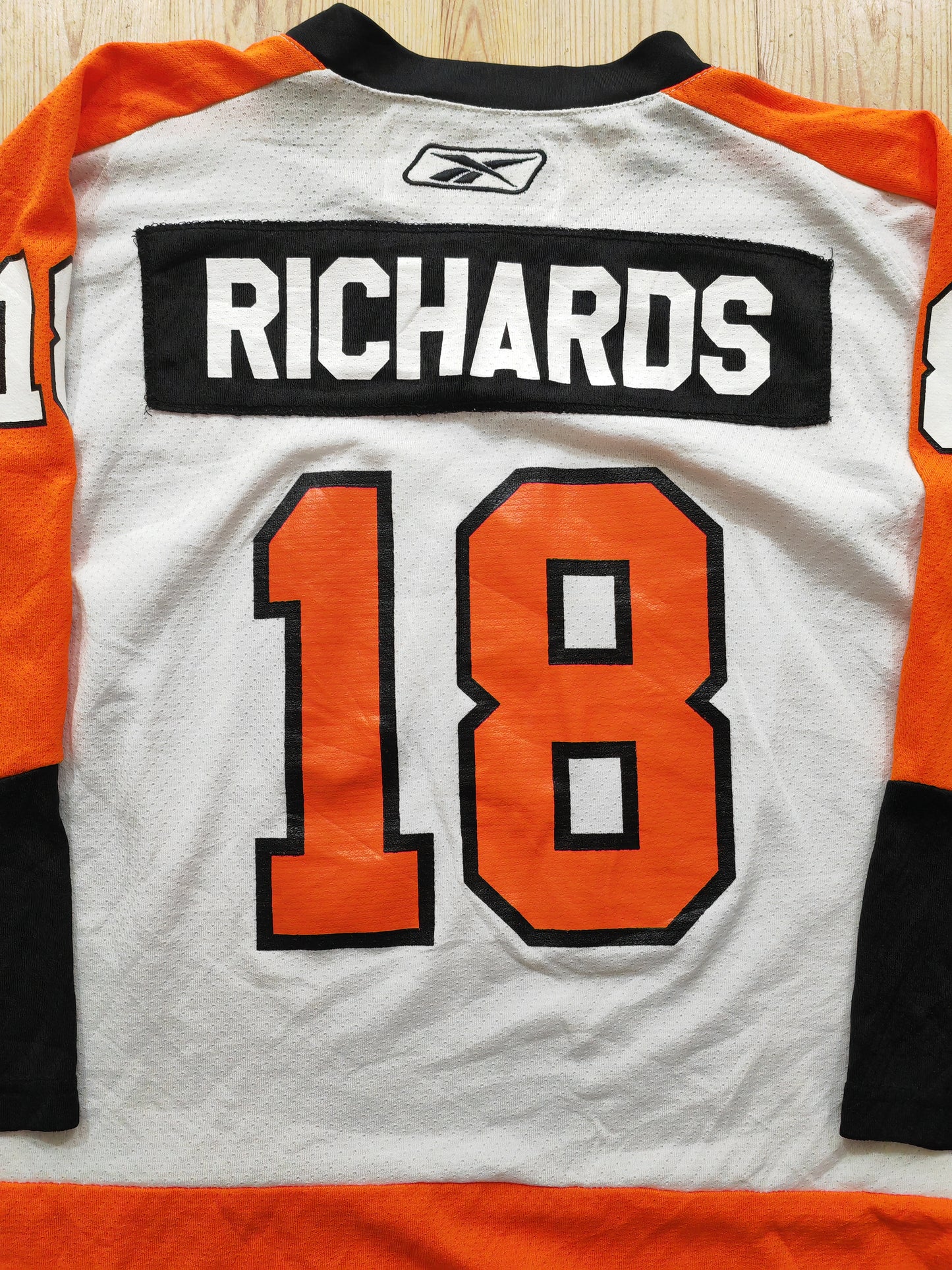 Youth Reebok Philadelphia Flyers 2010 Winter Classic Jersey, #18 Richards, YL/XL