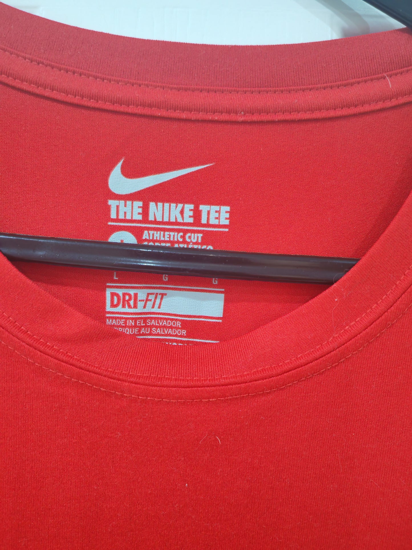 Nike Kansas City Chiefs Player Issue/Worn Long Sleeve T Shirt, #27 Fenton, Large