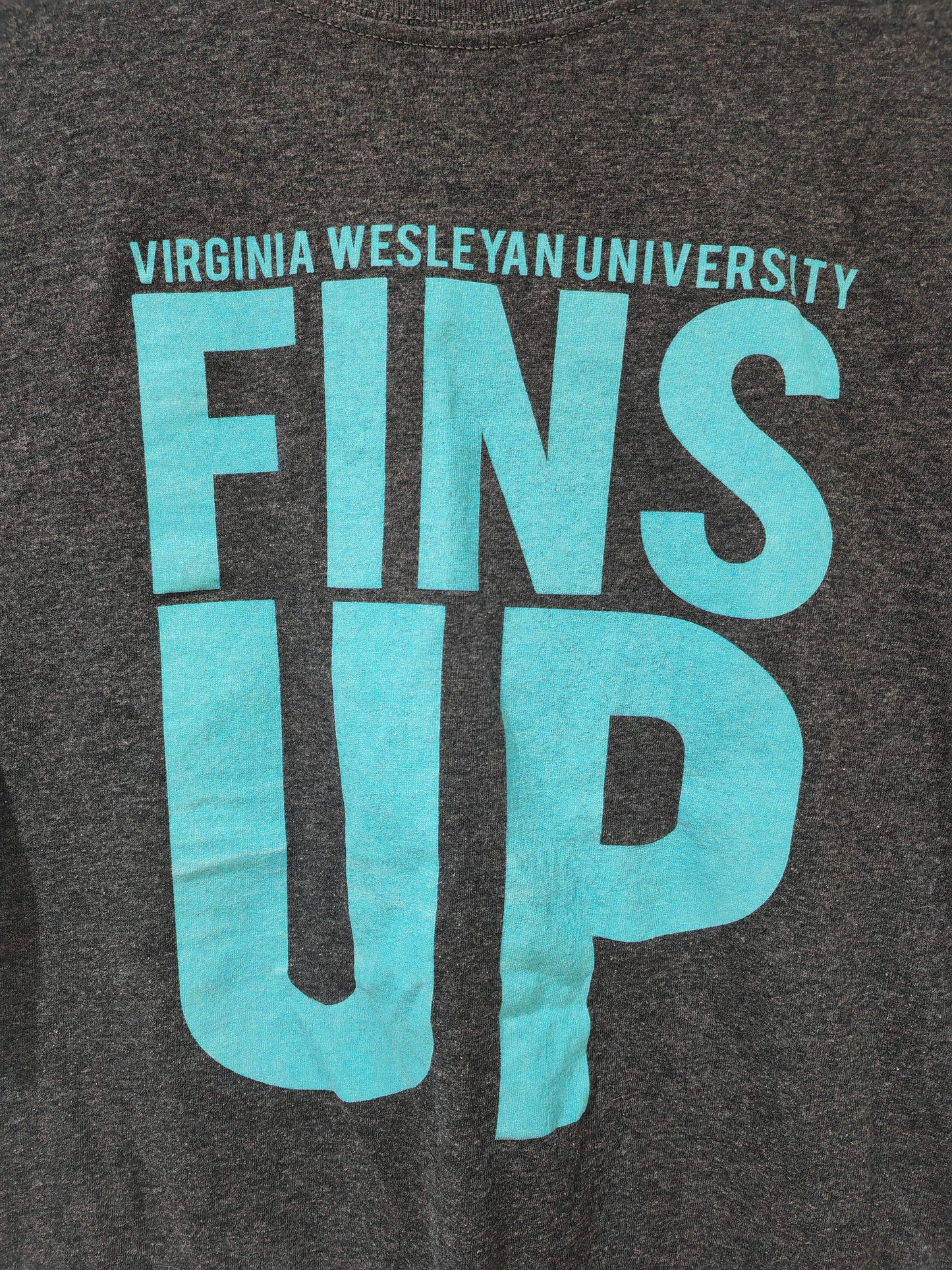 Unwind Virginia Wesleyan Marlins NCAA T Shirt, Grey, Size Medium