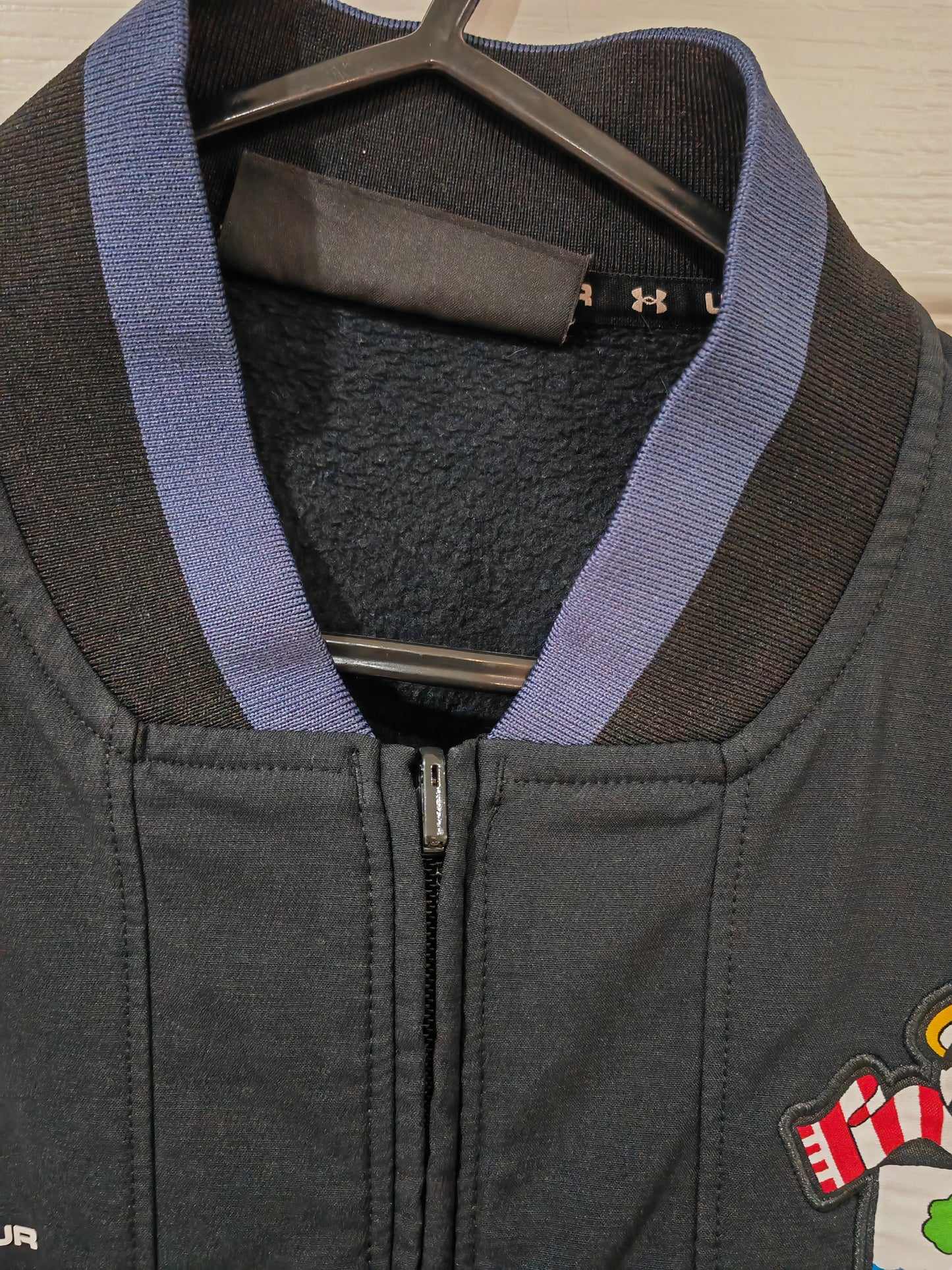 Under Armour Southampton FC Full Zip Jacket, Black, Size Large