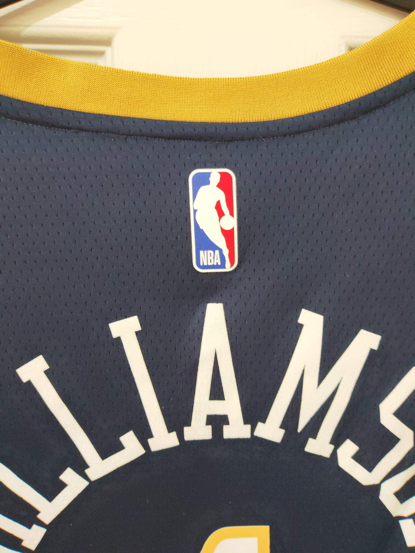 Nike New Orleans Pelicans NBA Jersey, #1 Williamson, Navy Blue, Size Medium