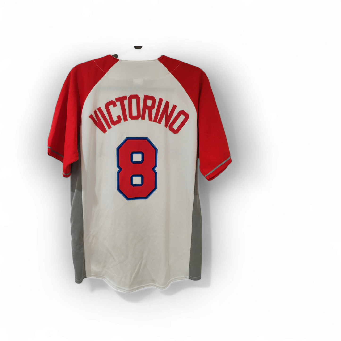 MLB Philadelphia Phillies Baseball Jersey, #8 Vinctorino, White/Red, Size Medium