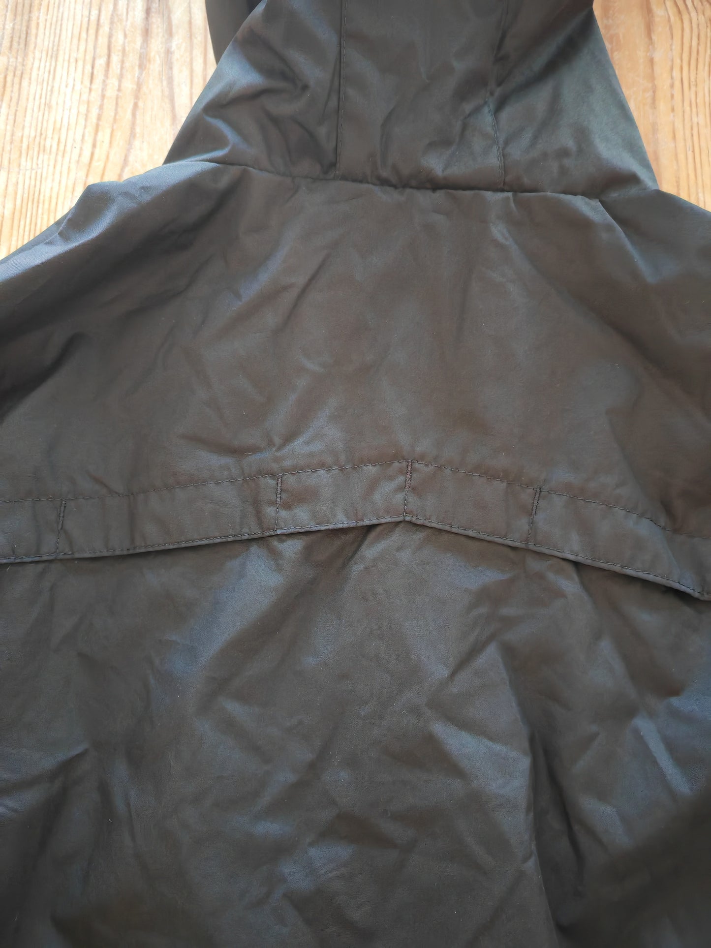 Youth Kipsta Full Zip Hooded Rain Coat, Black, Size 5-6 Years