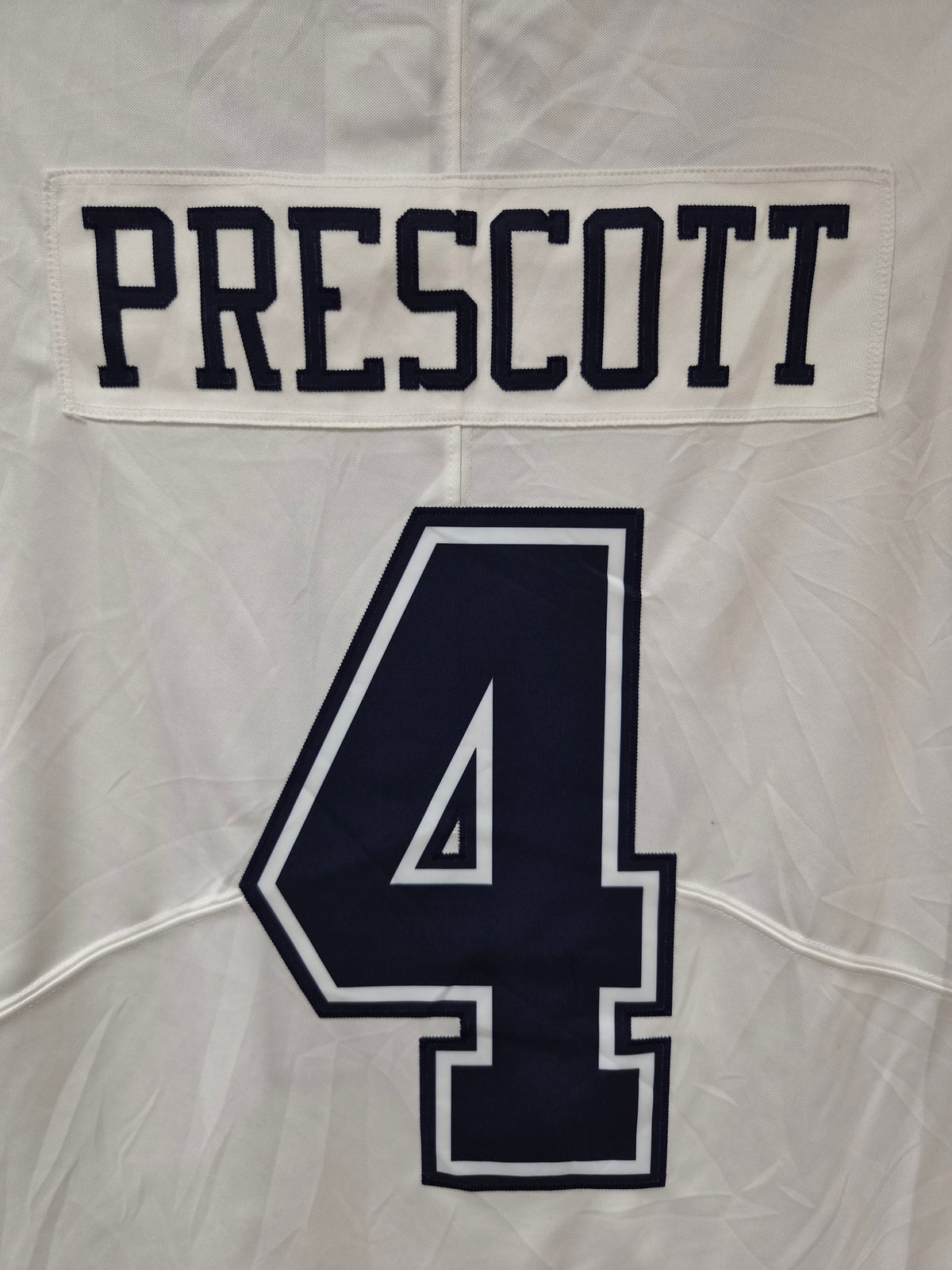 Nike Dallas Cowboys NFL Vapour Jersey, #4 Prescott, White, Size XL