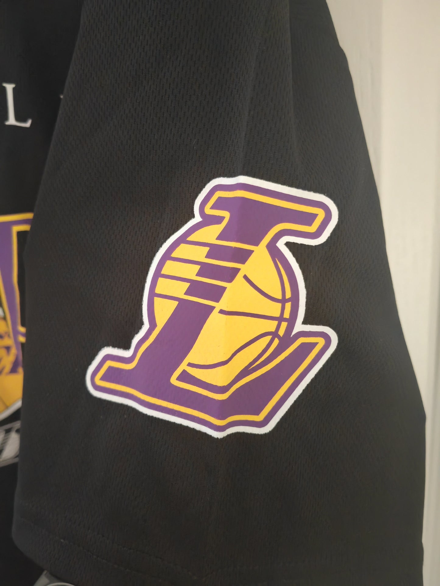 Primark NBA Los Angeles Lakers Short Sleeve T Shirt, Black, Size Large