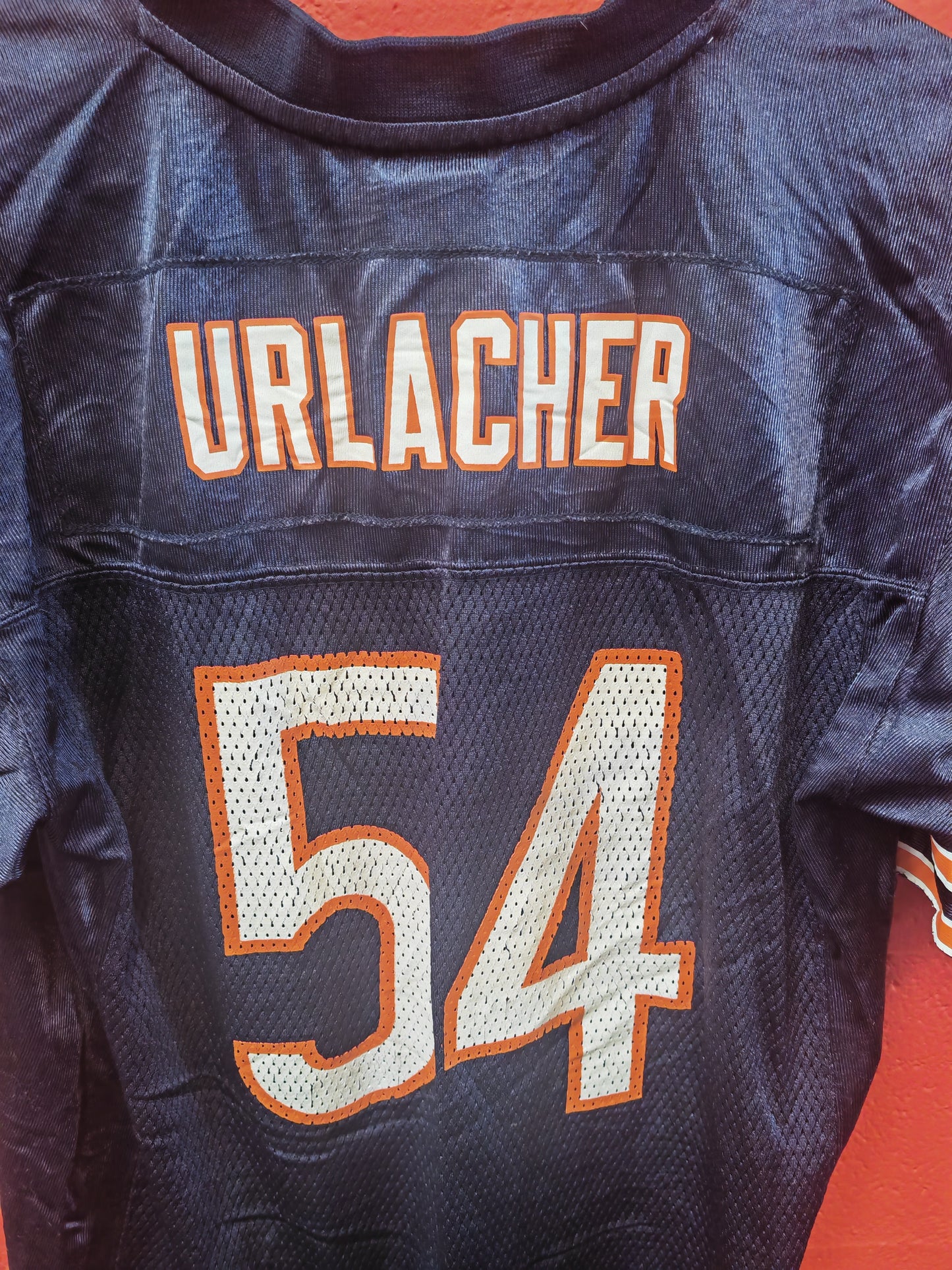 Youth Reebok Chicago Bears NFL Jersey, #54 Urlacher, Navy, Size YL