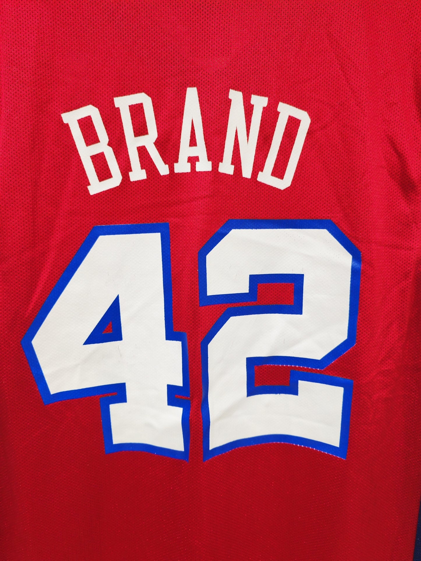 Reebok Los Angeles Clippers NBA Jersey, #42 Brand, Red, Size Medium