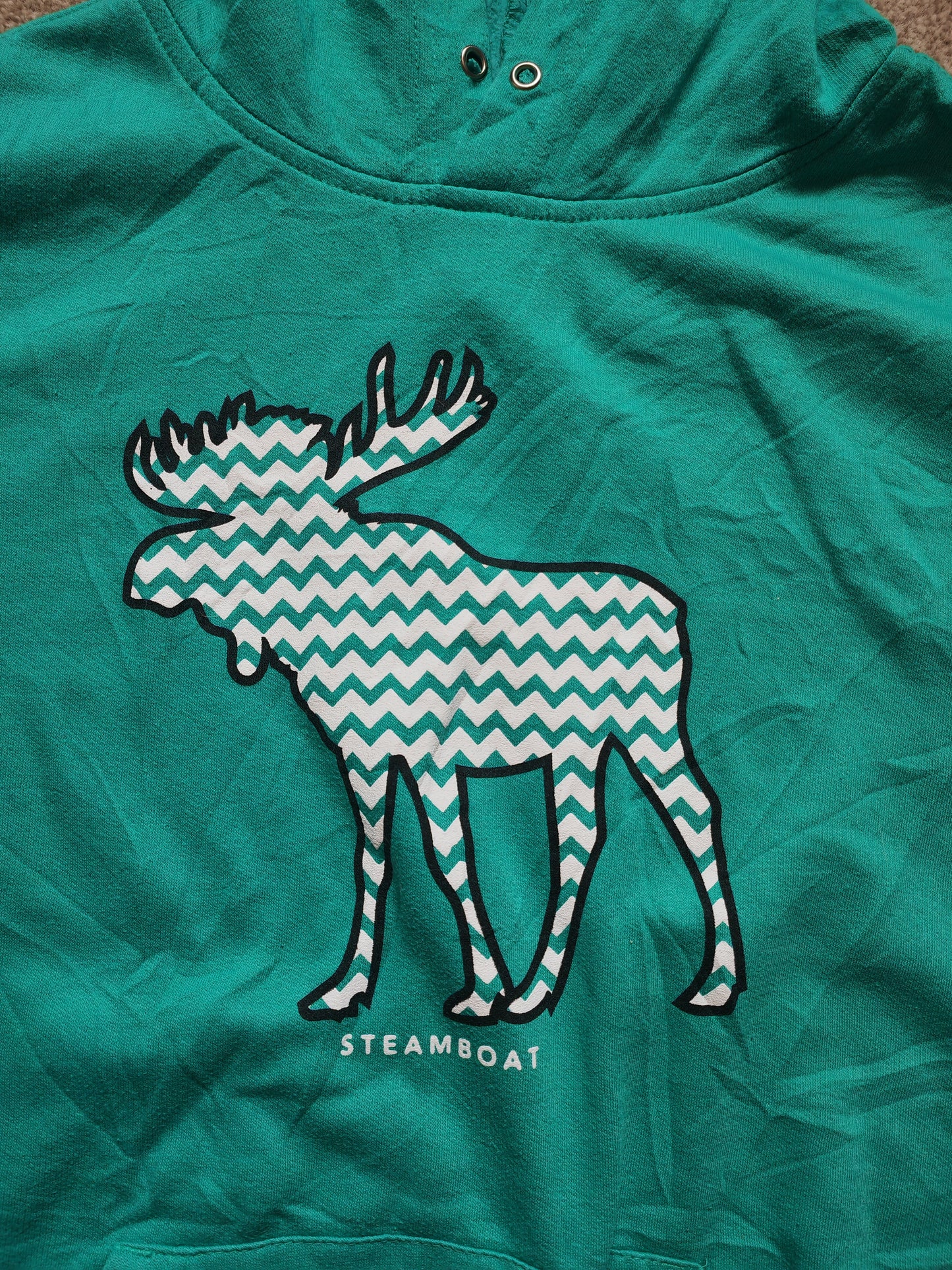 MV Sport Steamboat Pullover Hoodie, Green, Size Large