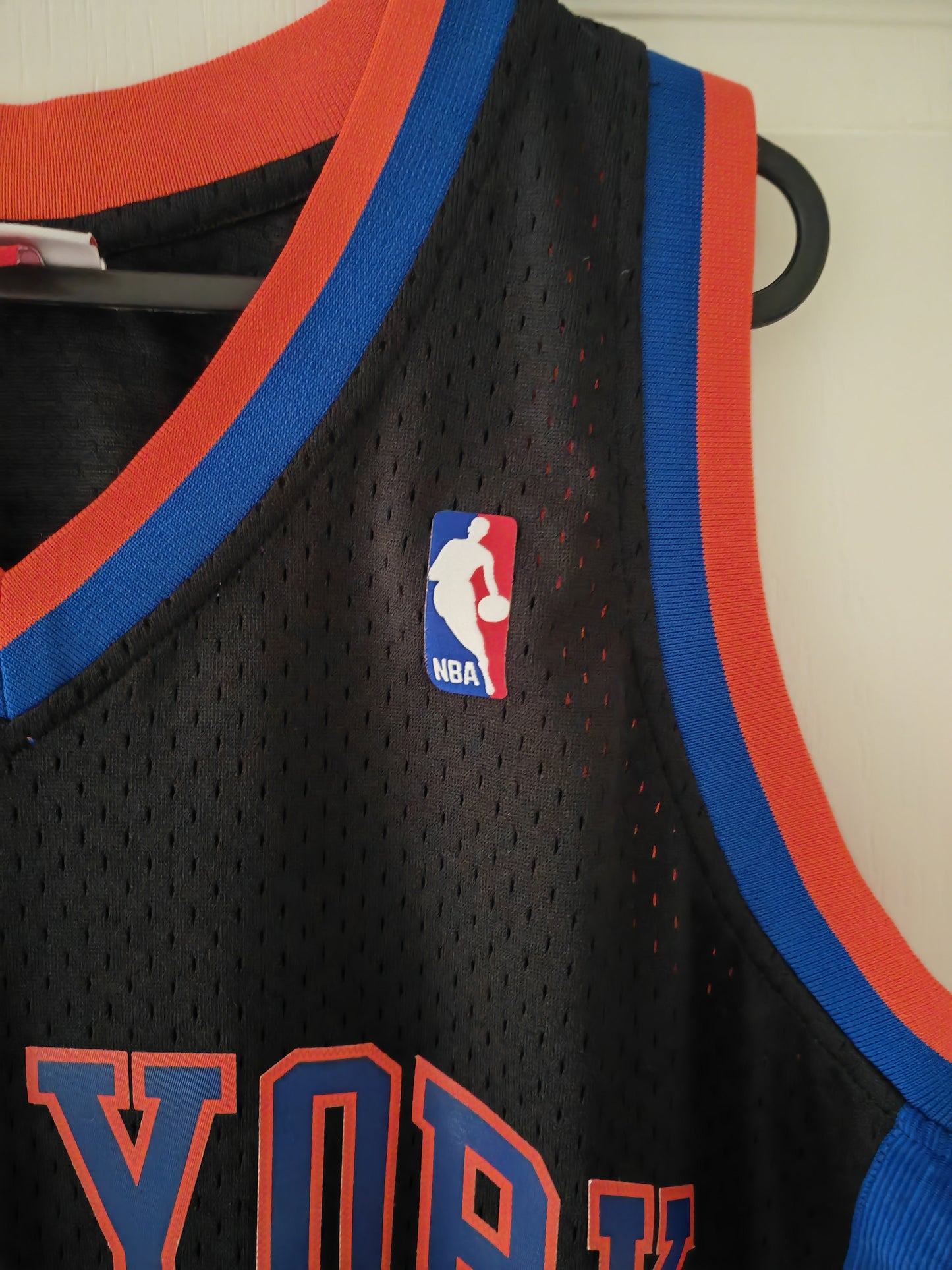 Mitchell & Ness New York Knicks 1998-99 Jersey, #8 Sprewell, Black, Size Large