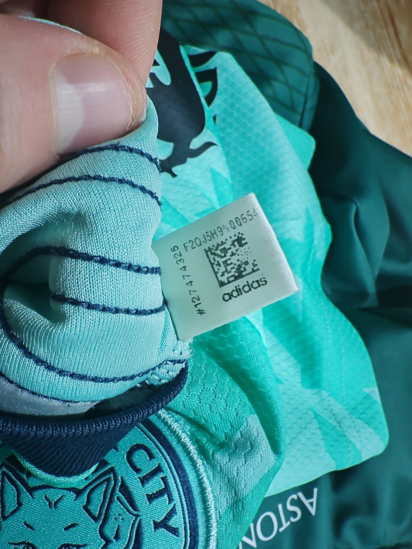 Adidas Leicester City FC 2021/22 Away Shirt With Europa League Patch, Green, Small