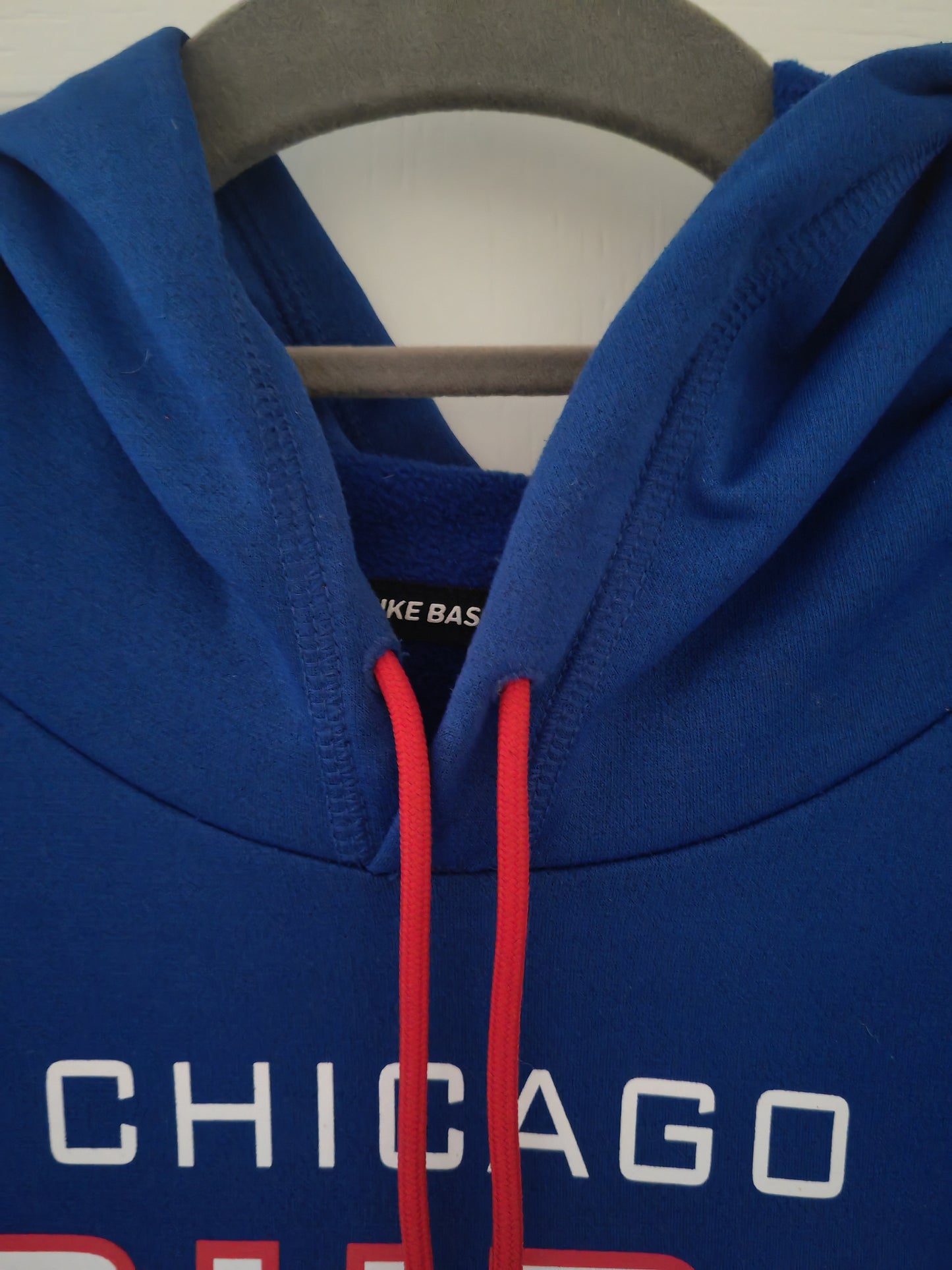 Nike Therma-fit Chicago Cubs MLB Pullover Hoodie, Blue/Red, Size XL