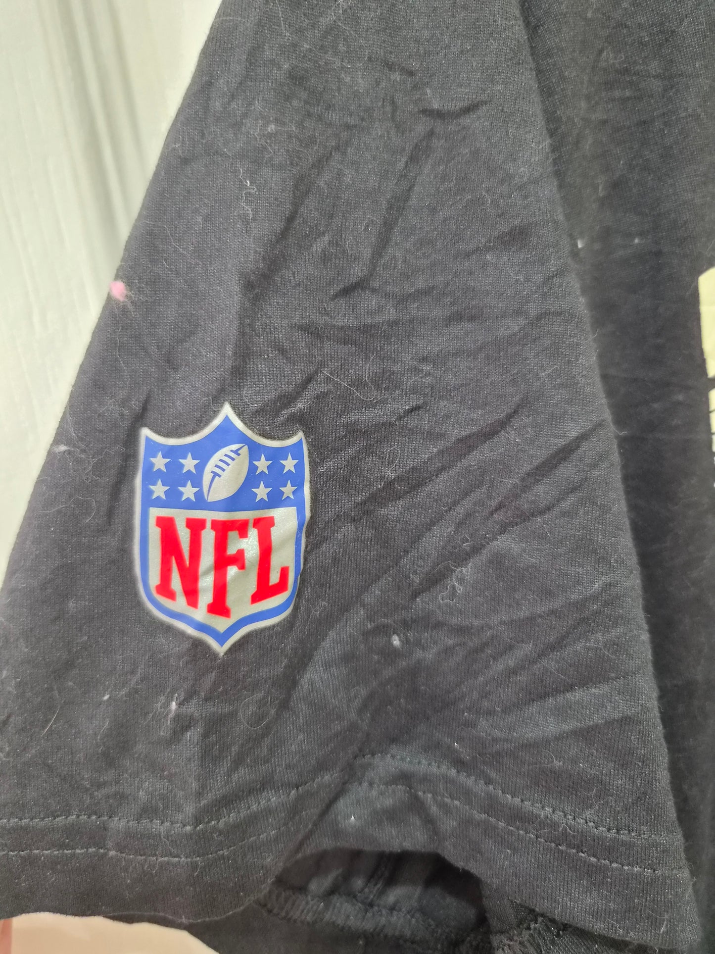 Nike Las Vegas Raiders NFL Short Sleeve T Shirt, Black, Size Large