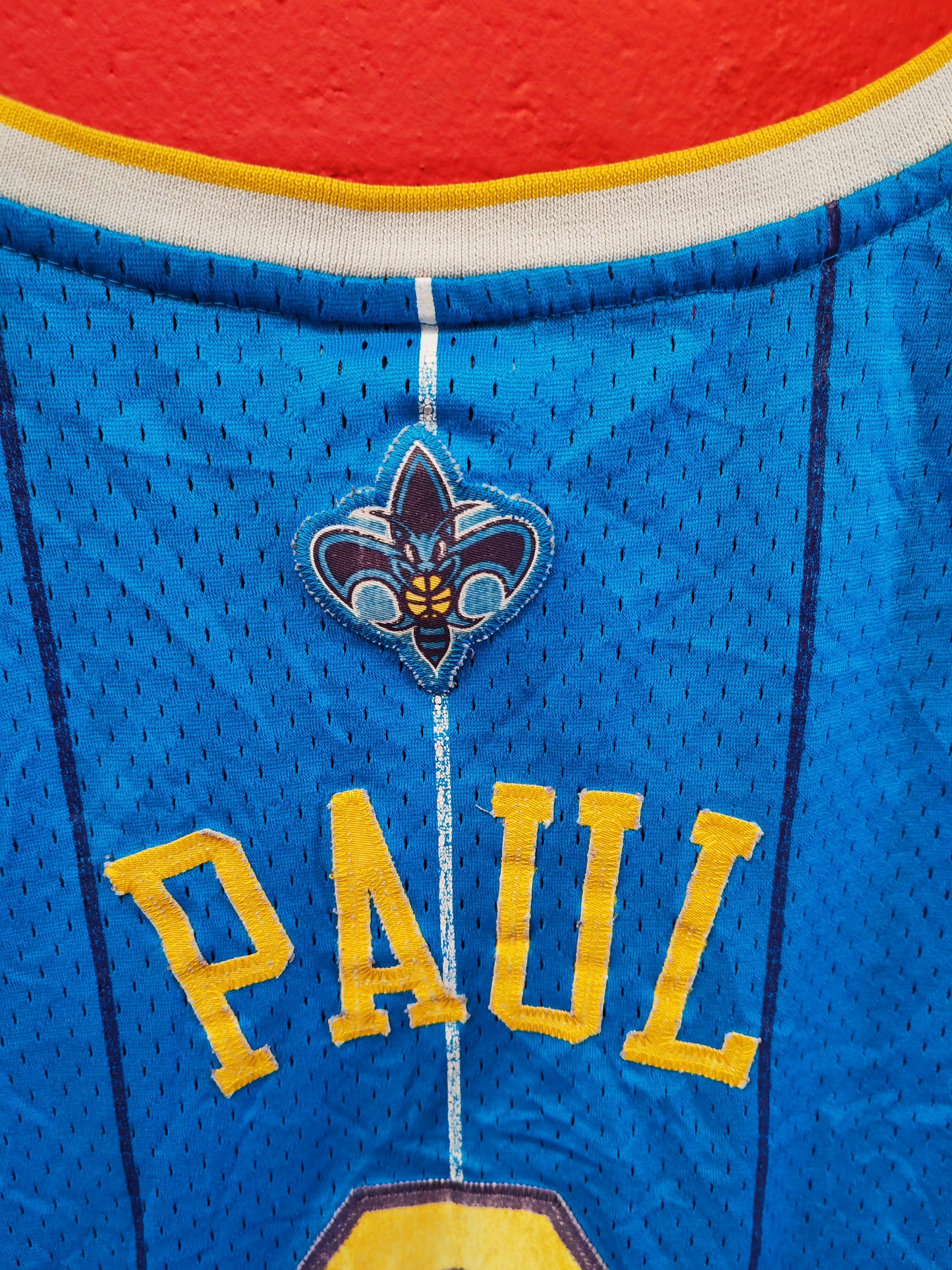 Adidas New Orleans Hornets NBA Jersey, #3 Paul, Blue, Size XL+2 Length
