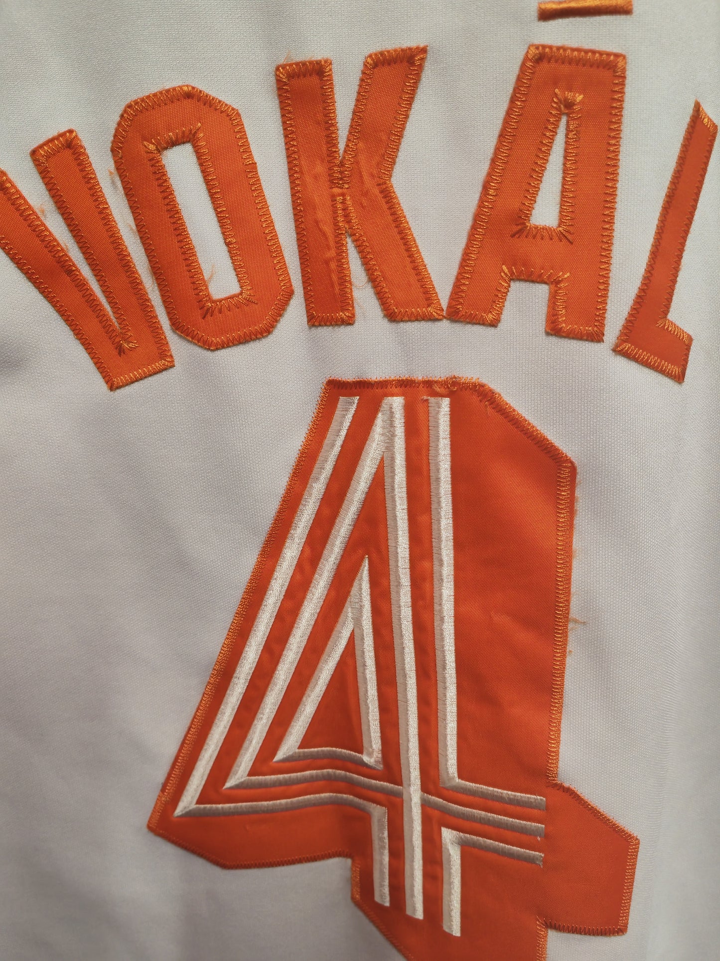 Vokal East Allstars Basketball Jersey Style Tank Top, White, Size Medium