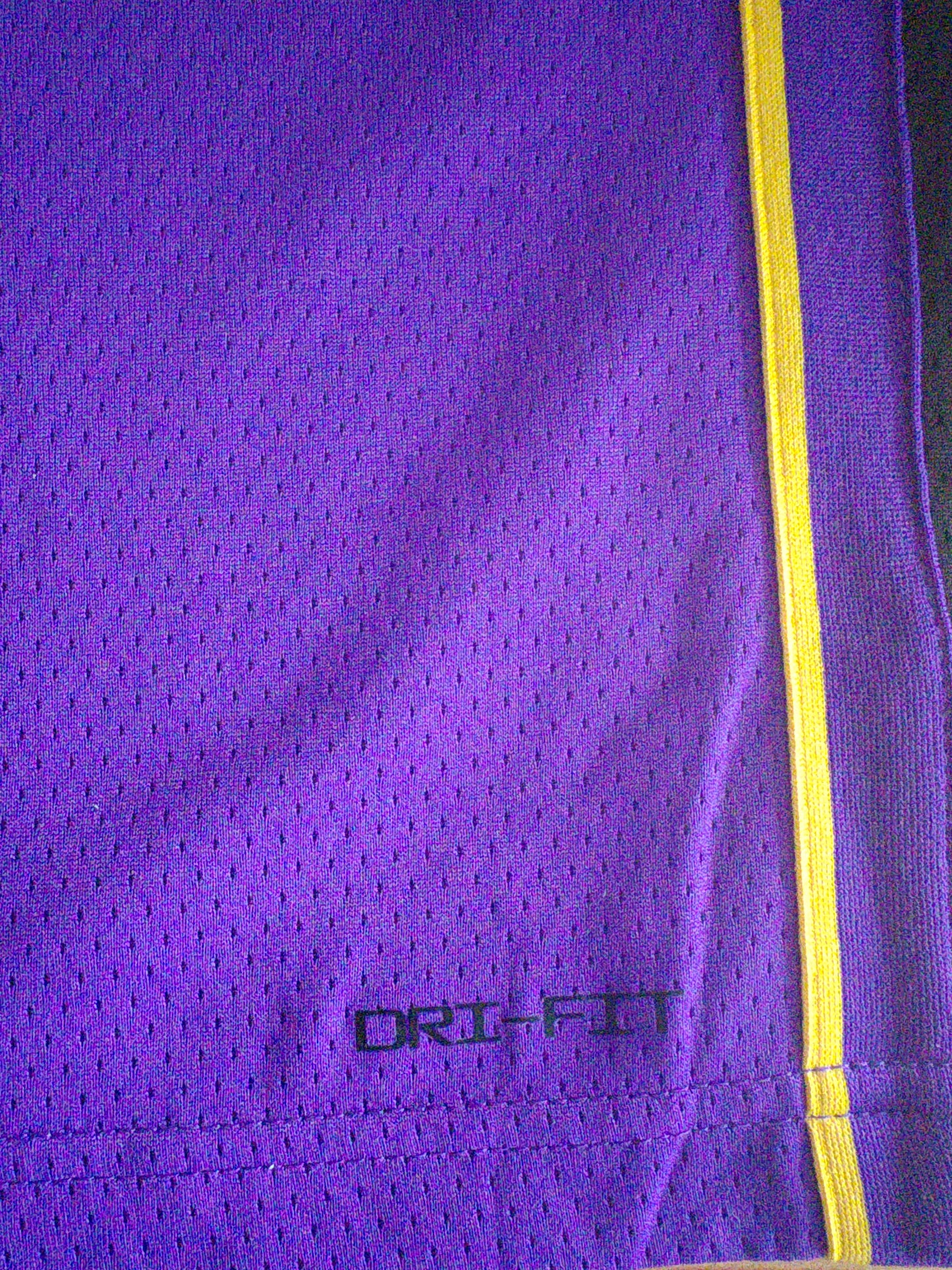 Jordan Los Angeles Lakers Statement Edition NBA Jersey, #6 James, Purple, Size Medium