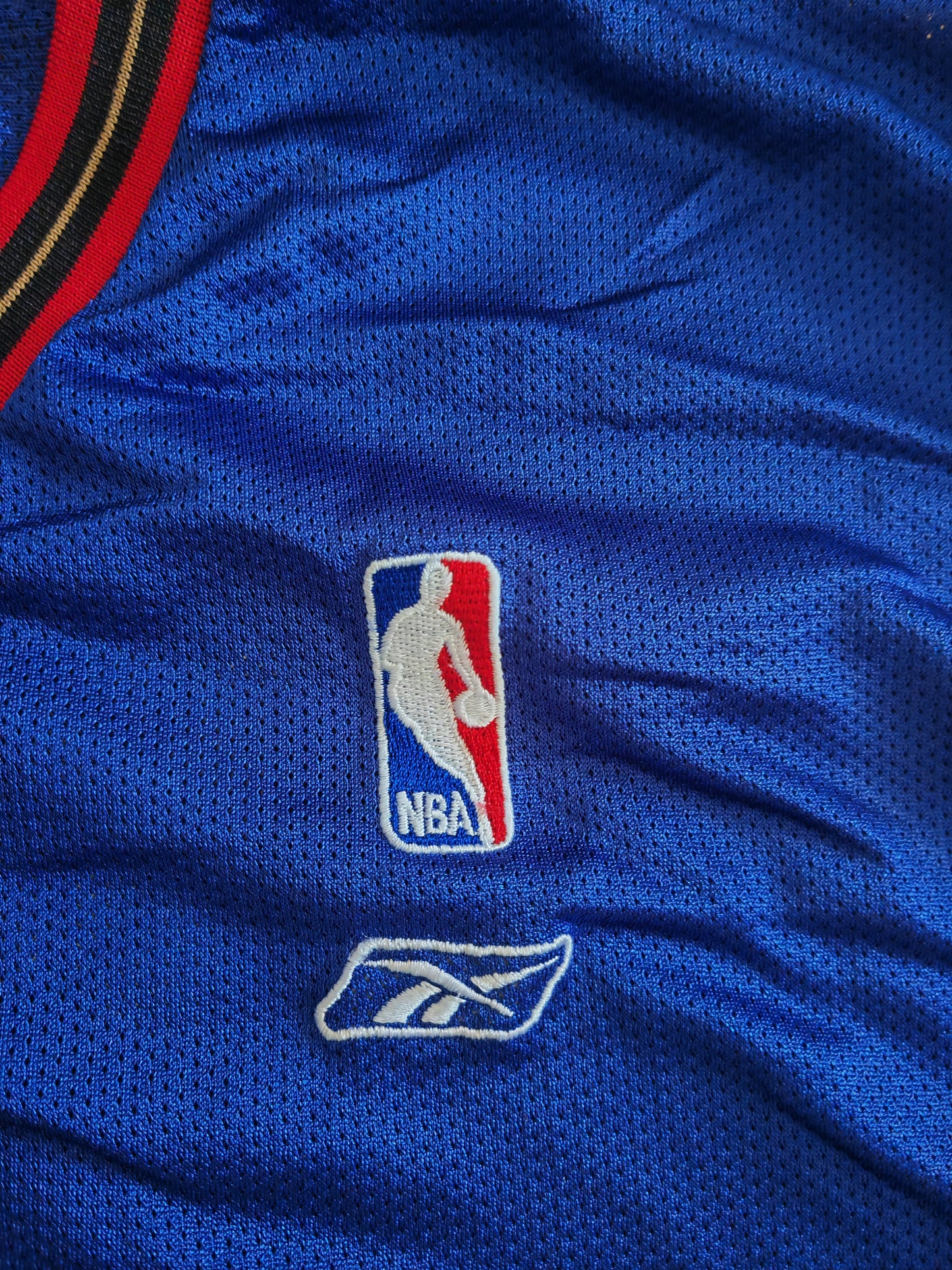 Reebok Philadelphia 76ers NBA Jersey, #7 Miller, Blue, Size XL