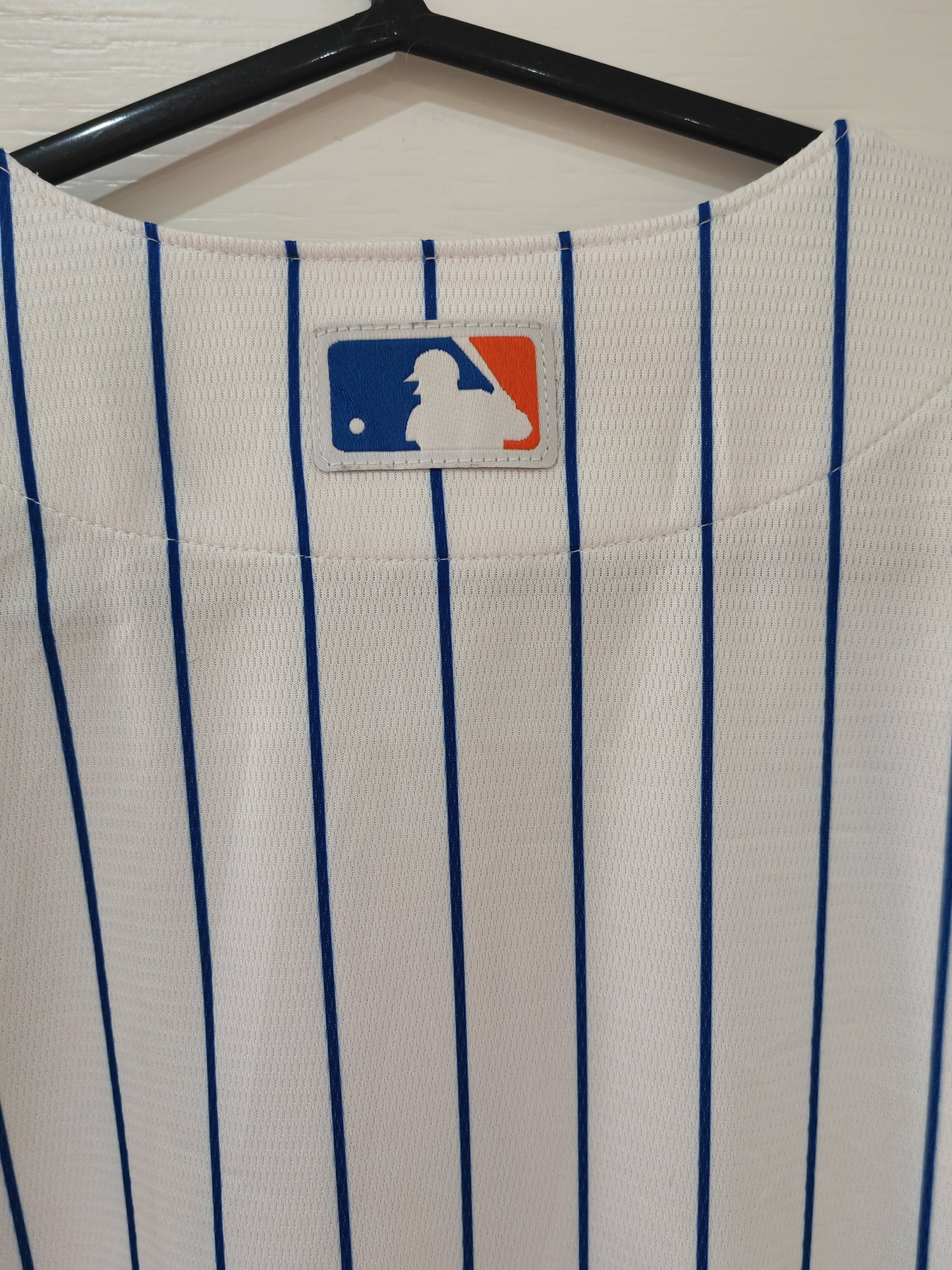 Majestic New York Mets MLB Jersey, White, Size Small