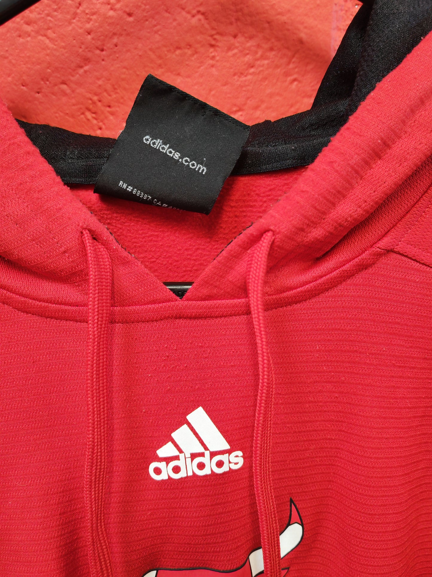 Adidas Chicago Bulls NBA Pullover Hoodie, Red, Size XXL