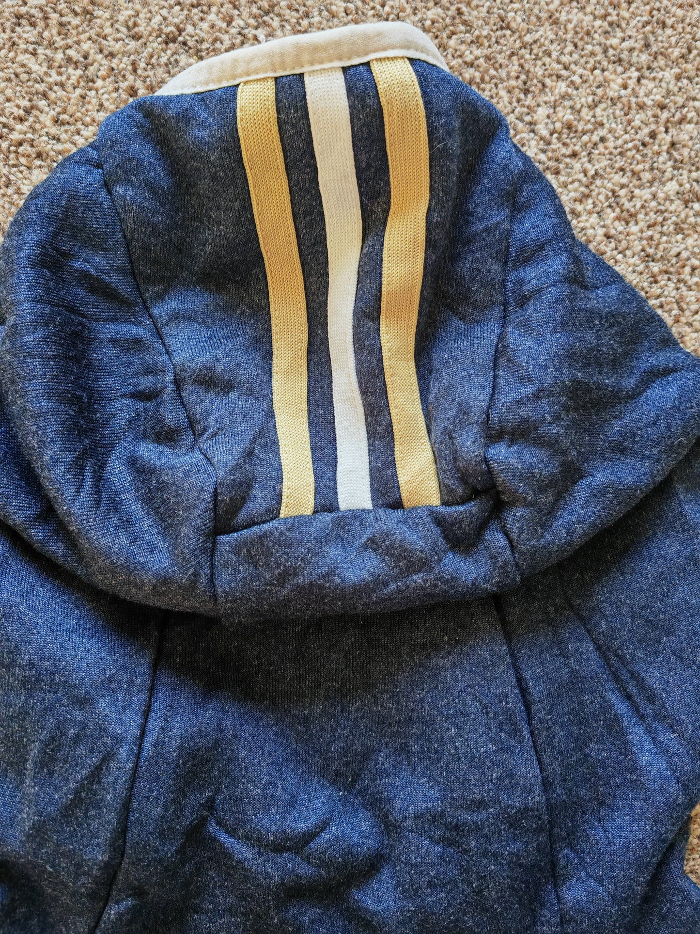 Adidas Clima Warm Notre Dame Irish NCAA 1/4 Zip Hoodie, Navy, Size Medium
