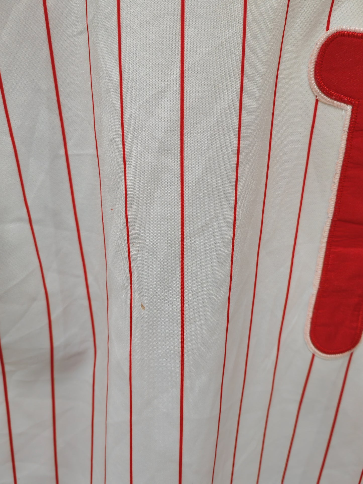 Majestic Philadelphia Phillies MLB Baseball Jersey, #11 Rollins, White, Size 54, XL/XXL