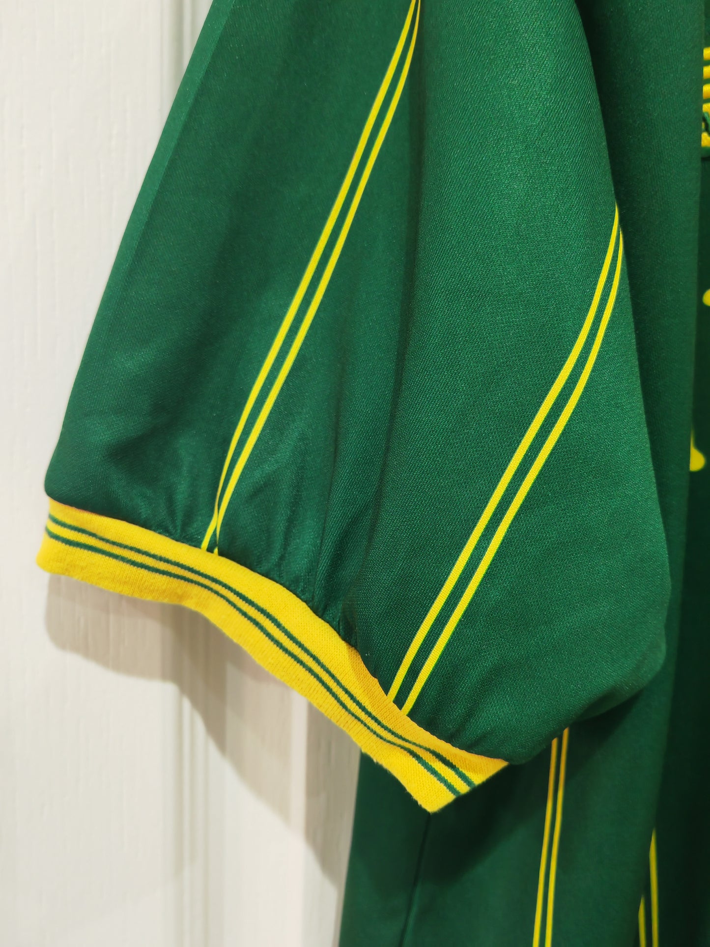 Admiral Leicester City Shirt Sleeve Official Remake Football Shirt, Green, Size Large