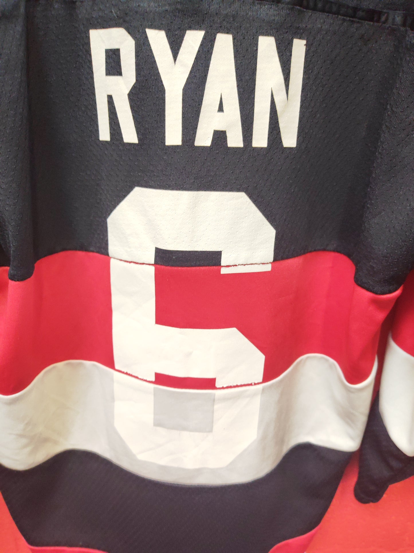 Youth Reebok Ottawa Senators NHL Jersey, #9 Ryan, Black, Size YL/XL