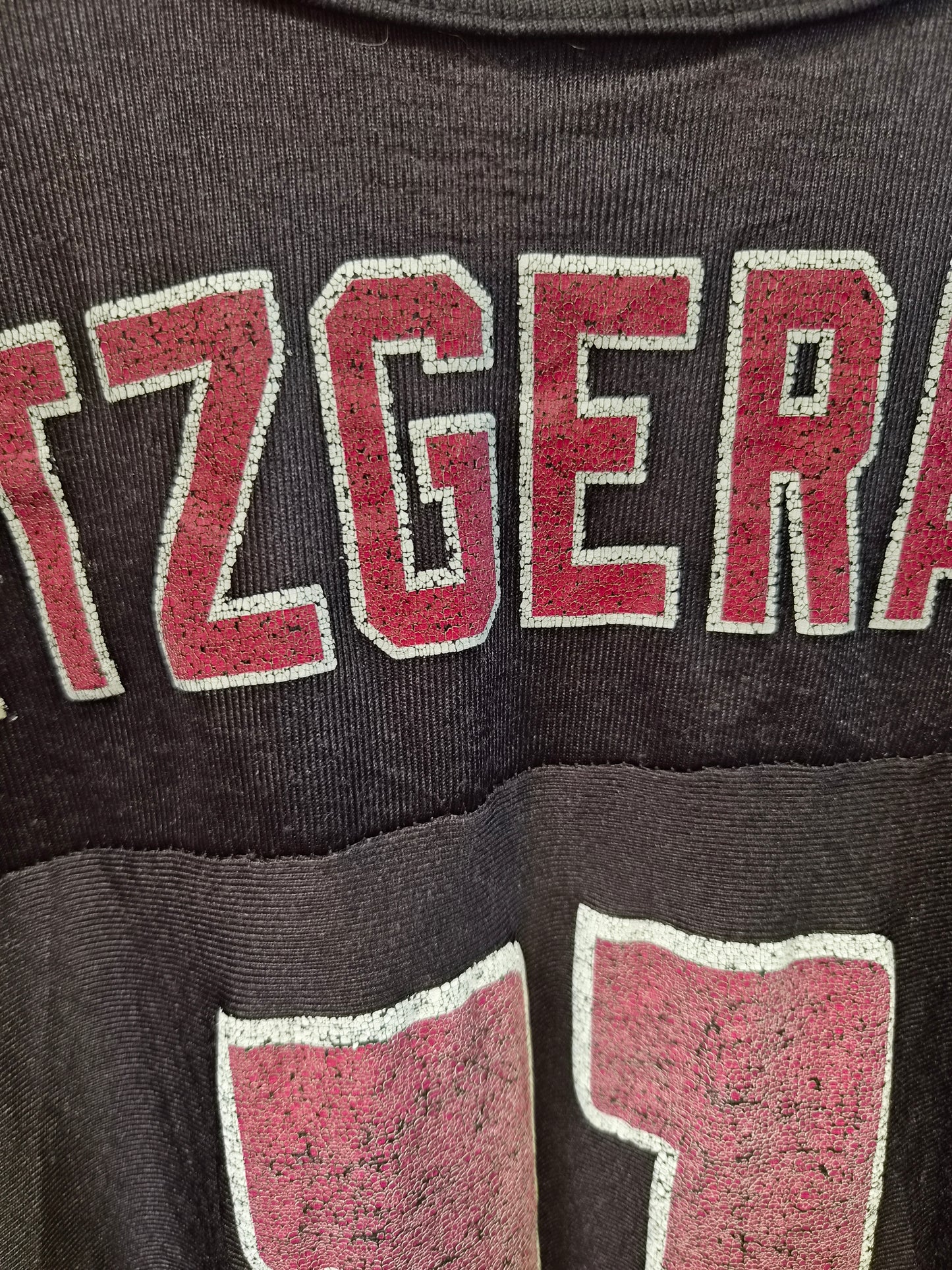 NFL Apparel Arizona Cardinals Jersey, #11 Fitzgerald, Black, Size XXL