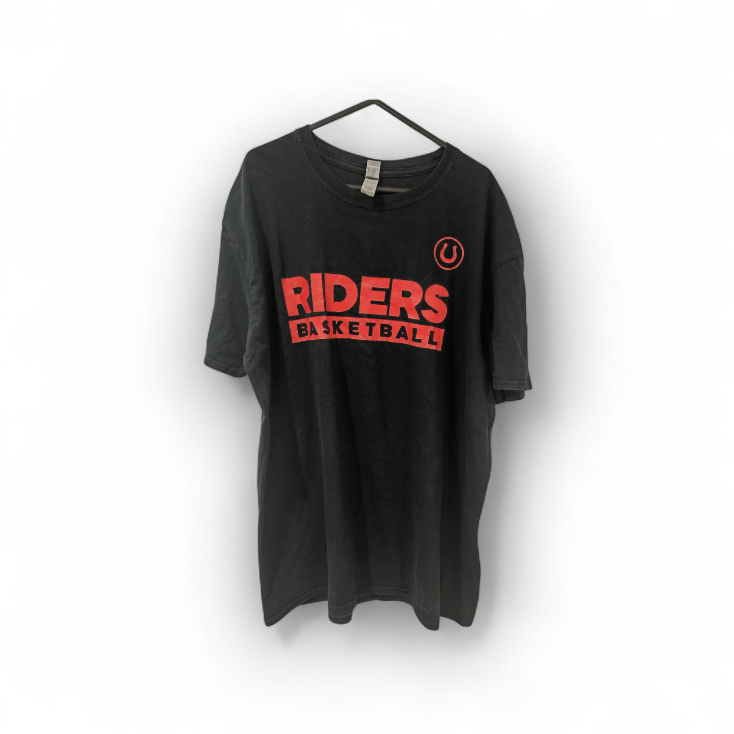 Gildan Leicester Riders Short Sleeve T Shirt, Black, Size XL