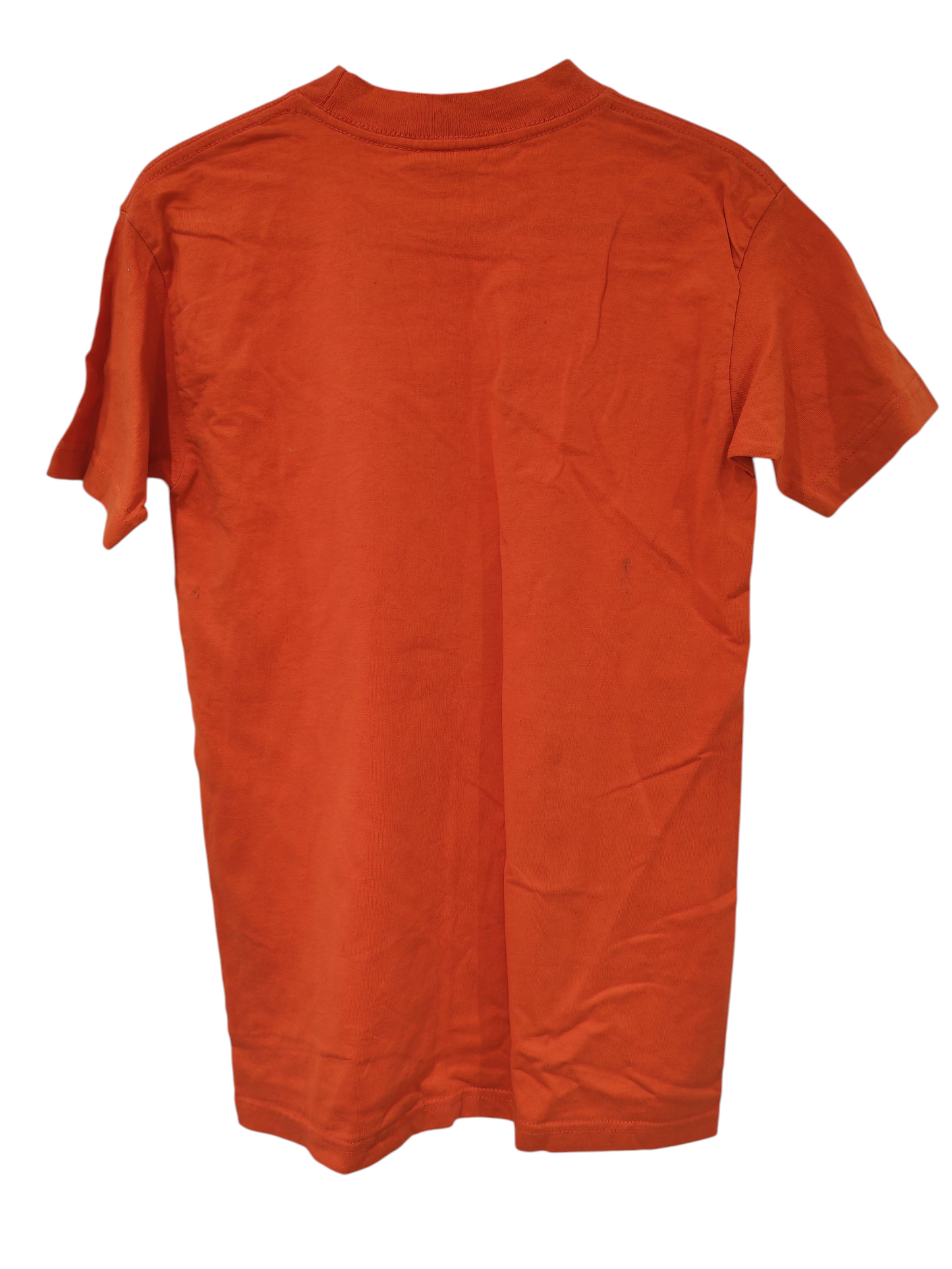 Bayside John Hall Iron Workers Local 63 Shirt Sleeve T Shirt, Orange, Size Small
