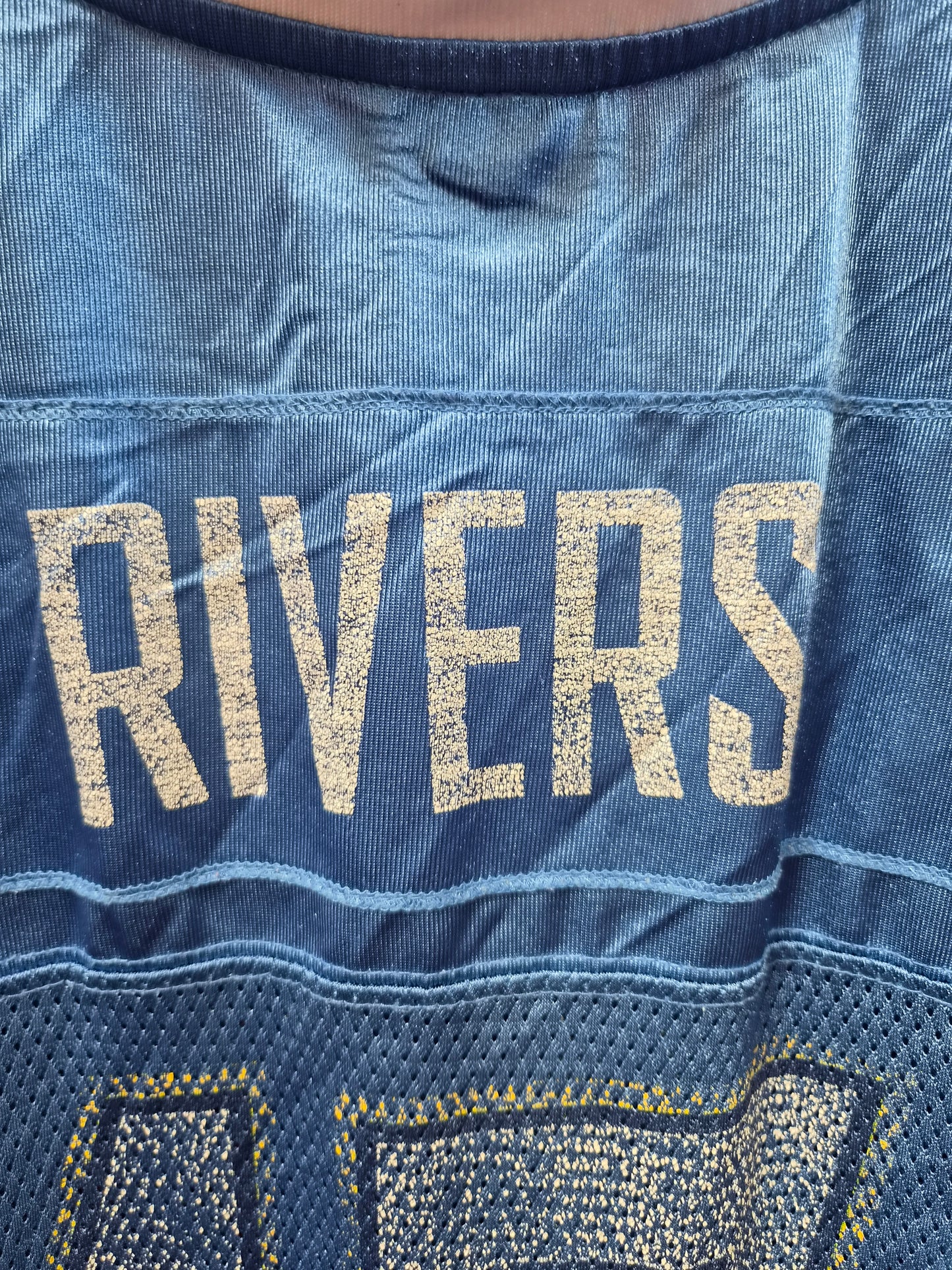 Reebok Los Angeles/San Diego Chargers NFL Jersey, #17 Rivers, Blue, Size Medium