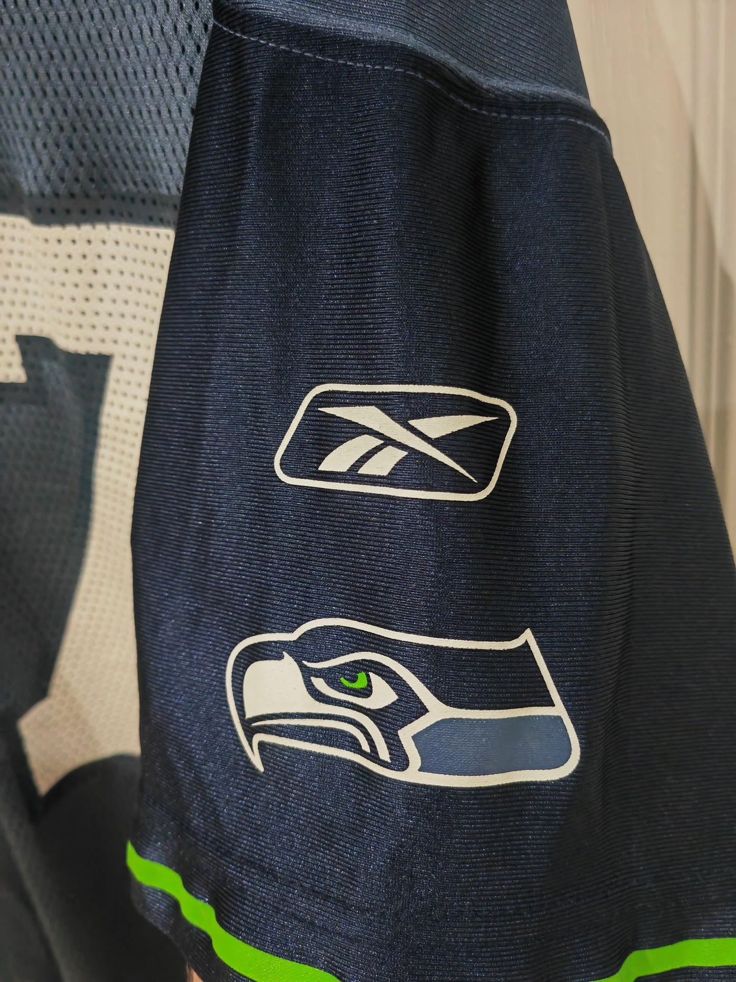 Reebok Seattle Seahawks NFL Jersey, #37 Alexander, Blue/Grey, Size Medium