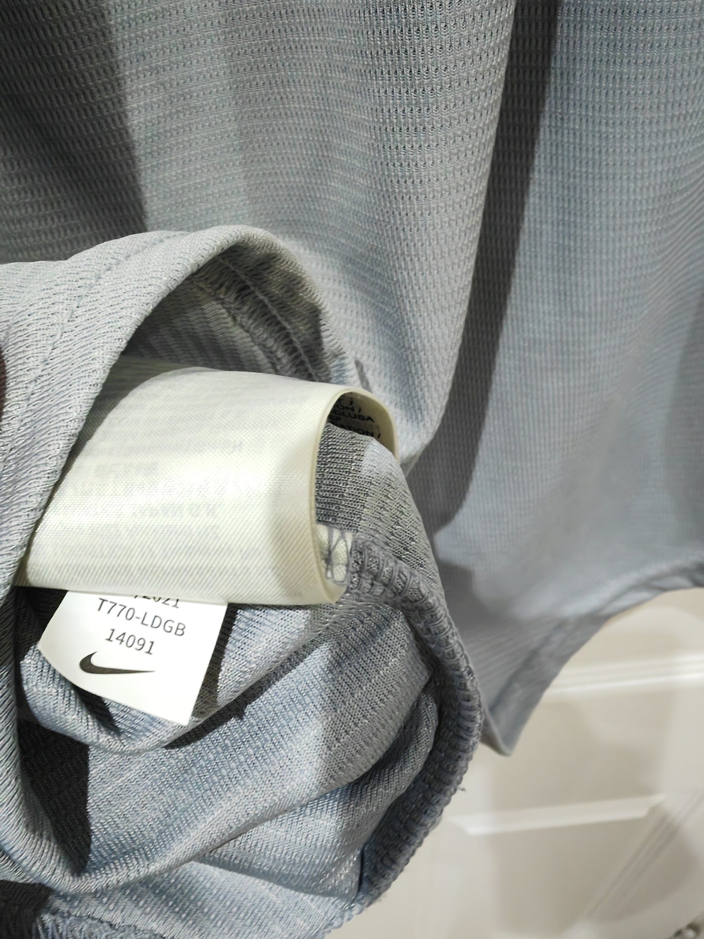 Nike Los Angeles Dodgers MLB Baseball Jersey, Grey, Size Medium