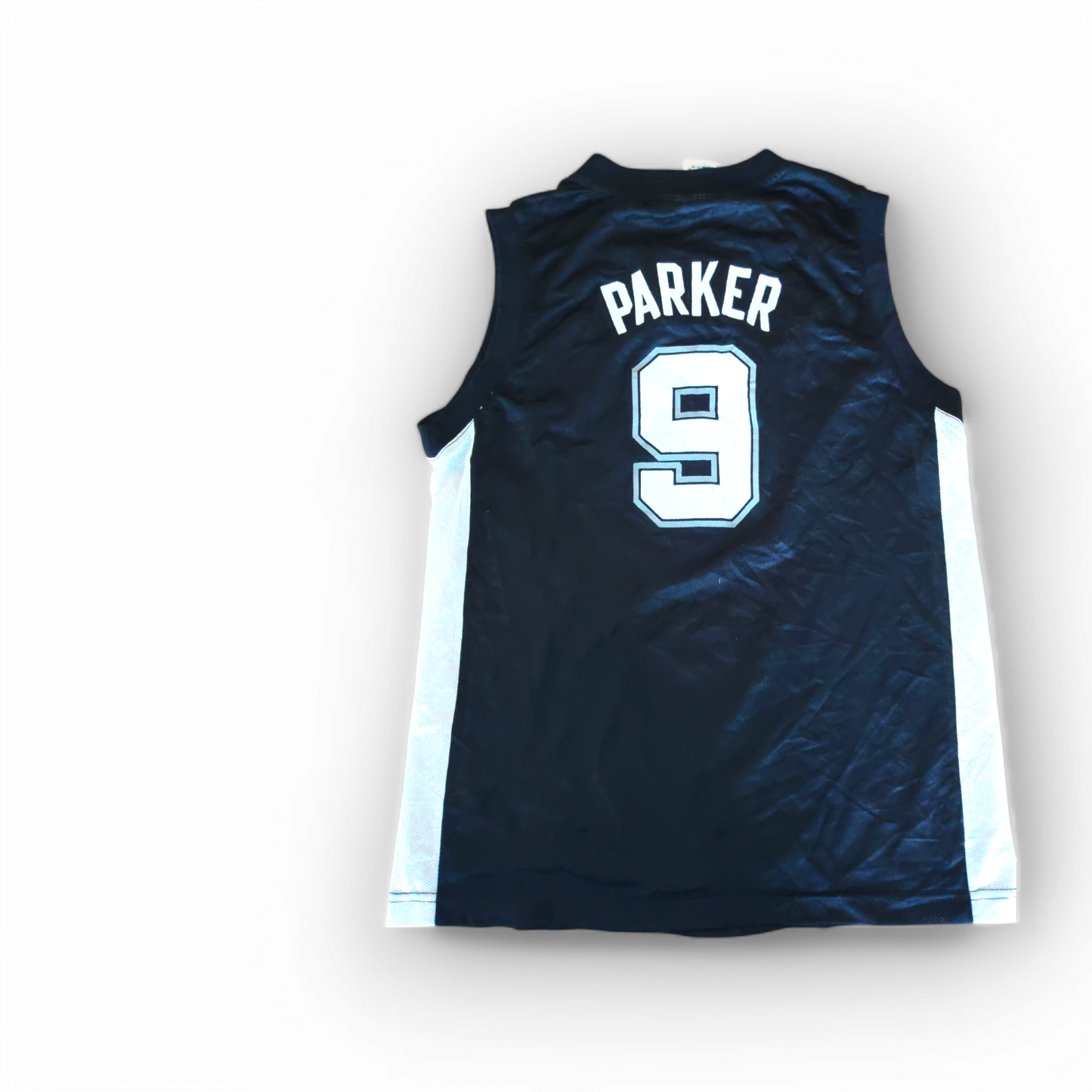 Youth NBA San Antonio Spurs Basketball Jersey, #9 Parker, Black, Size YL
