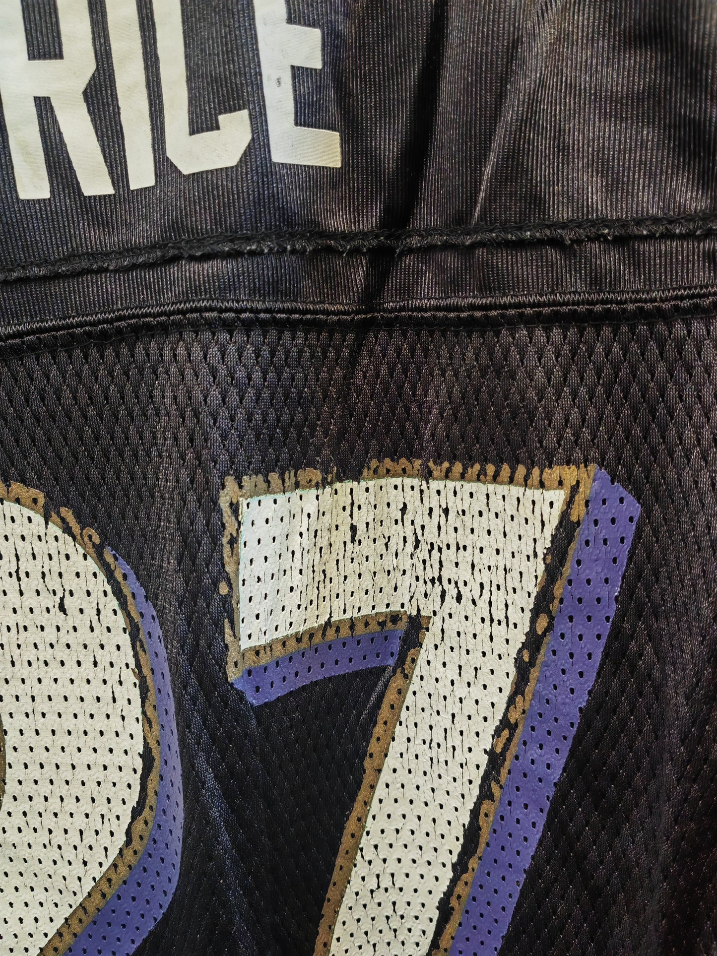 Youth Reebok Baltimore Ravens NFL Jersey, #27 Rice, Black, Size YL