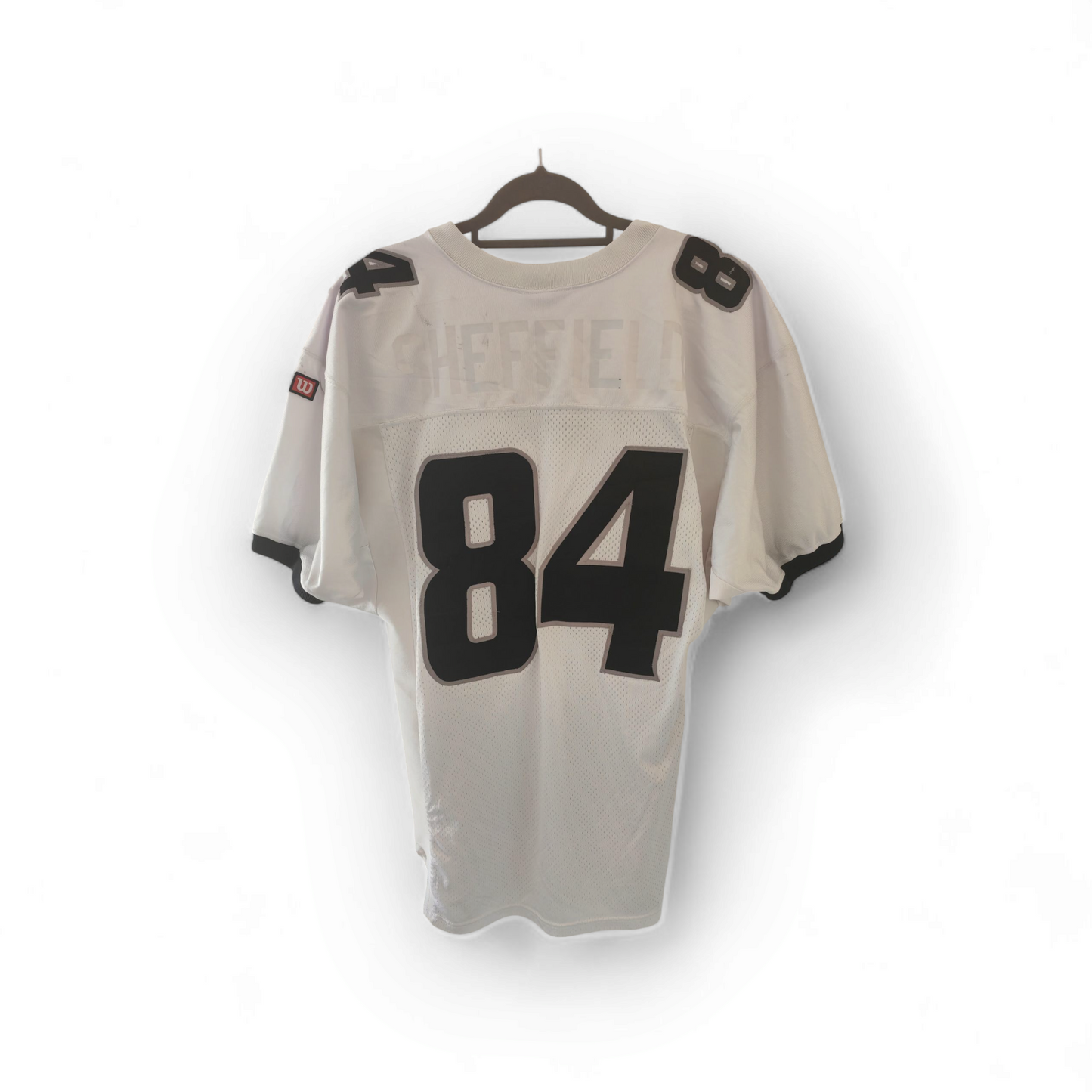 Wilson Peoria Pirates Game Worn Arena Football Jersey, #84 Sheffield, 46 M/L