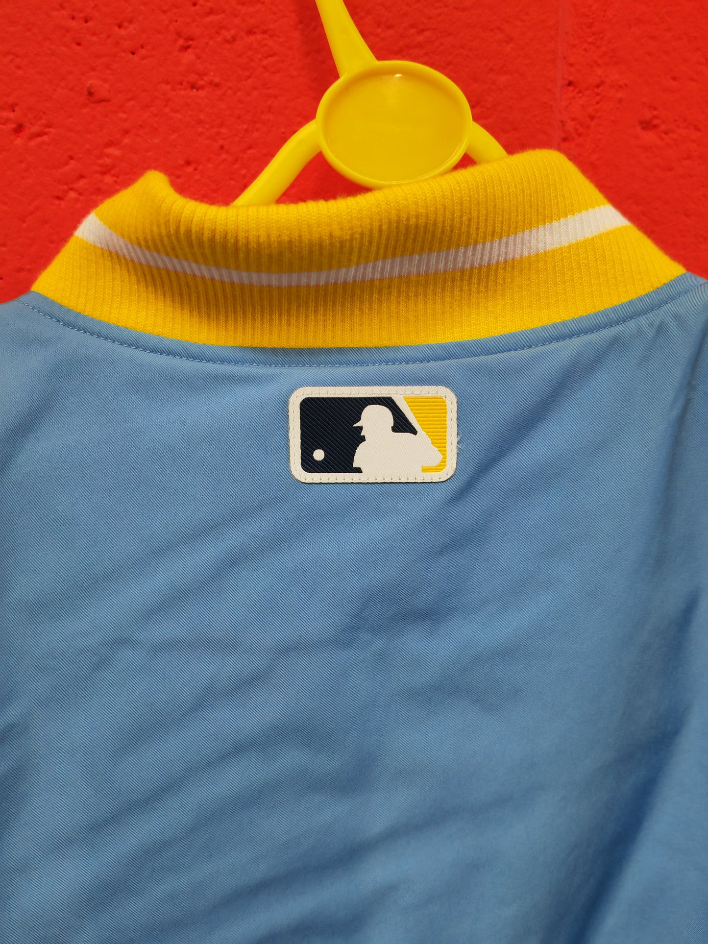 Nike Milwaukee Brewers MLB City Connect Full Zip Sideline Coat, Blue, Size XL