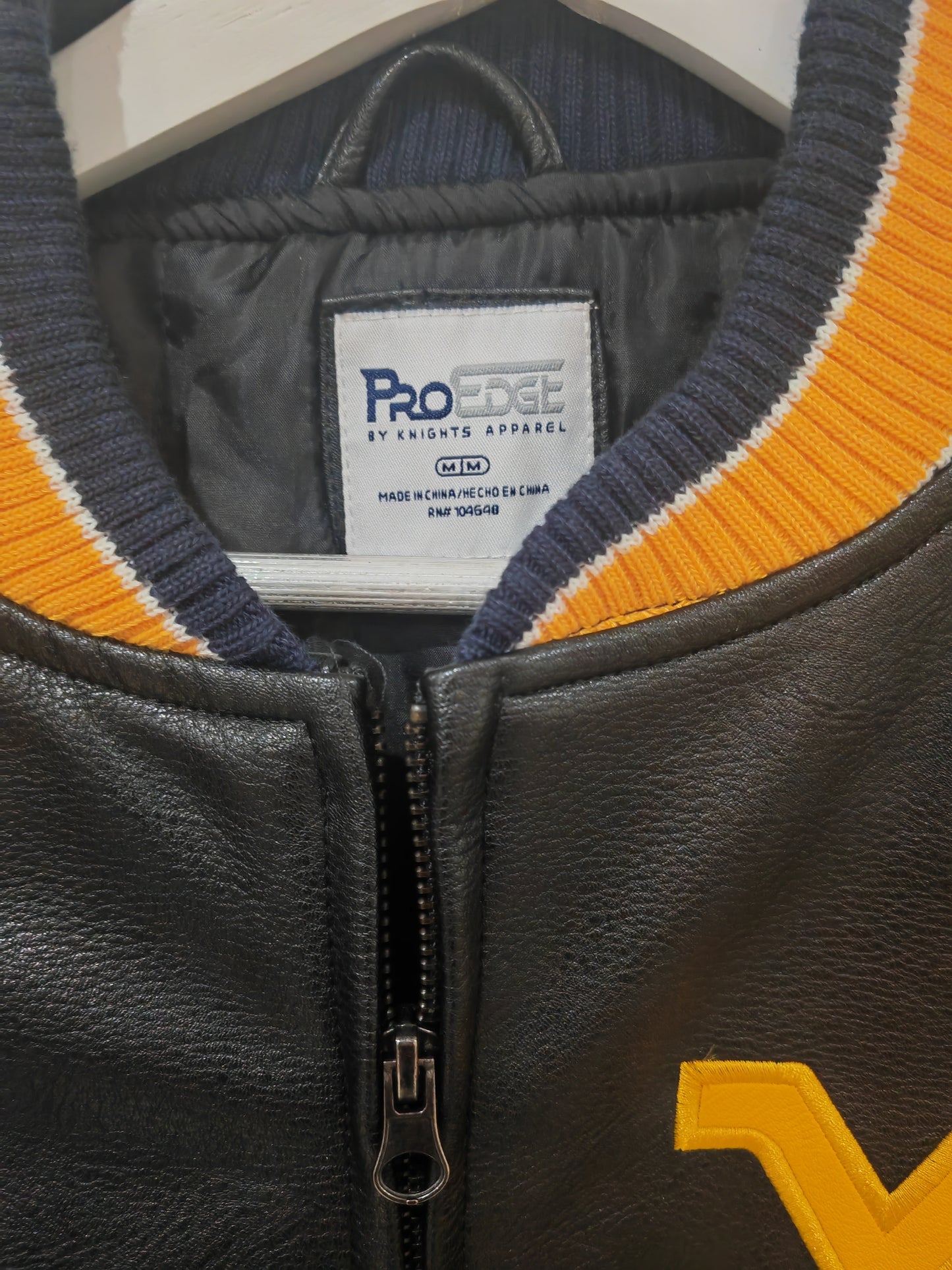 Pro Edge West Virginia Mountaineers NCAA Full Zip Bomber Jacket, Black, Size Medium