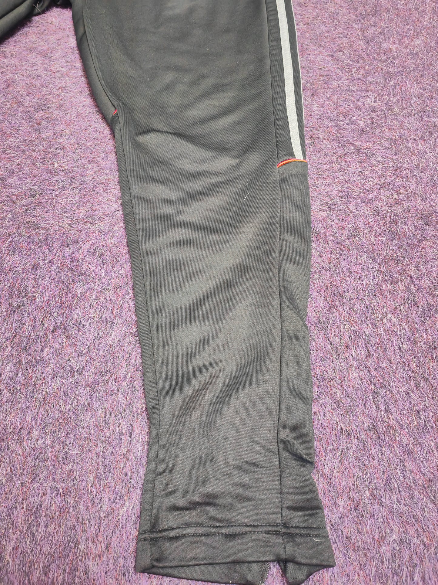 Adidas Tracksuit Bottoms, Black, Size Large
