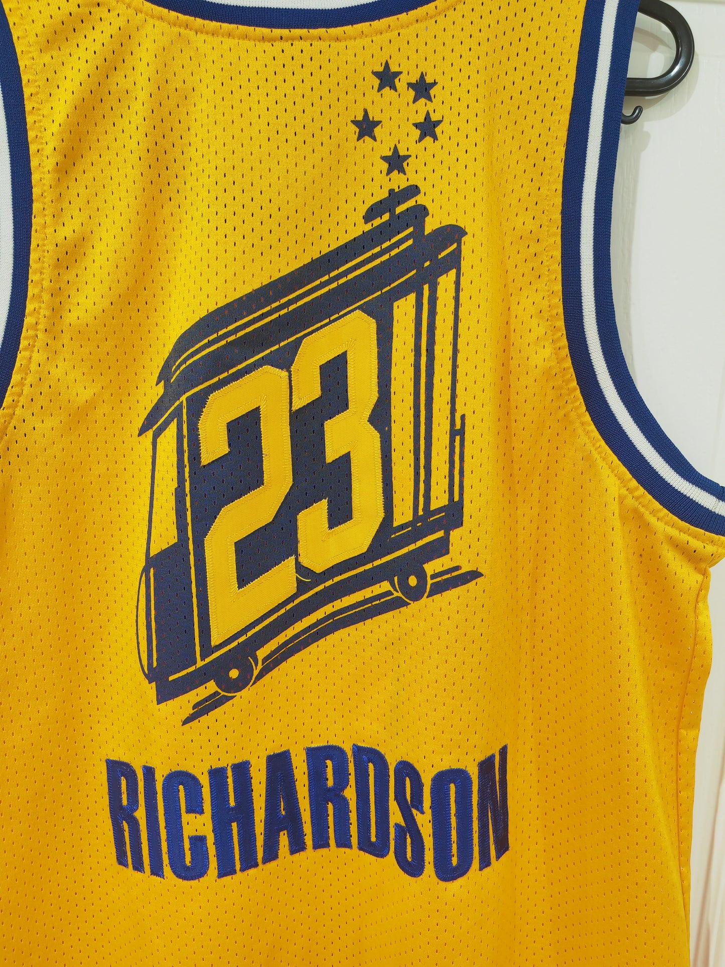 Youth Nike Golden State Warriors NBA Jersey, #23 Richardson, Yellow, Size YXL