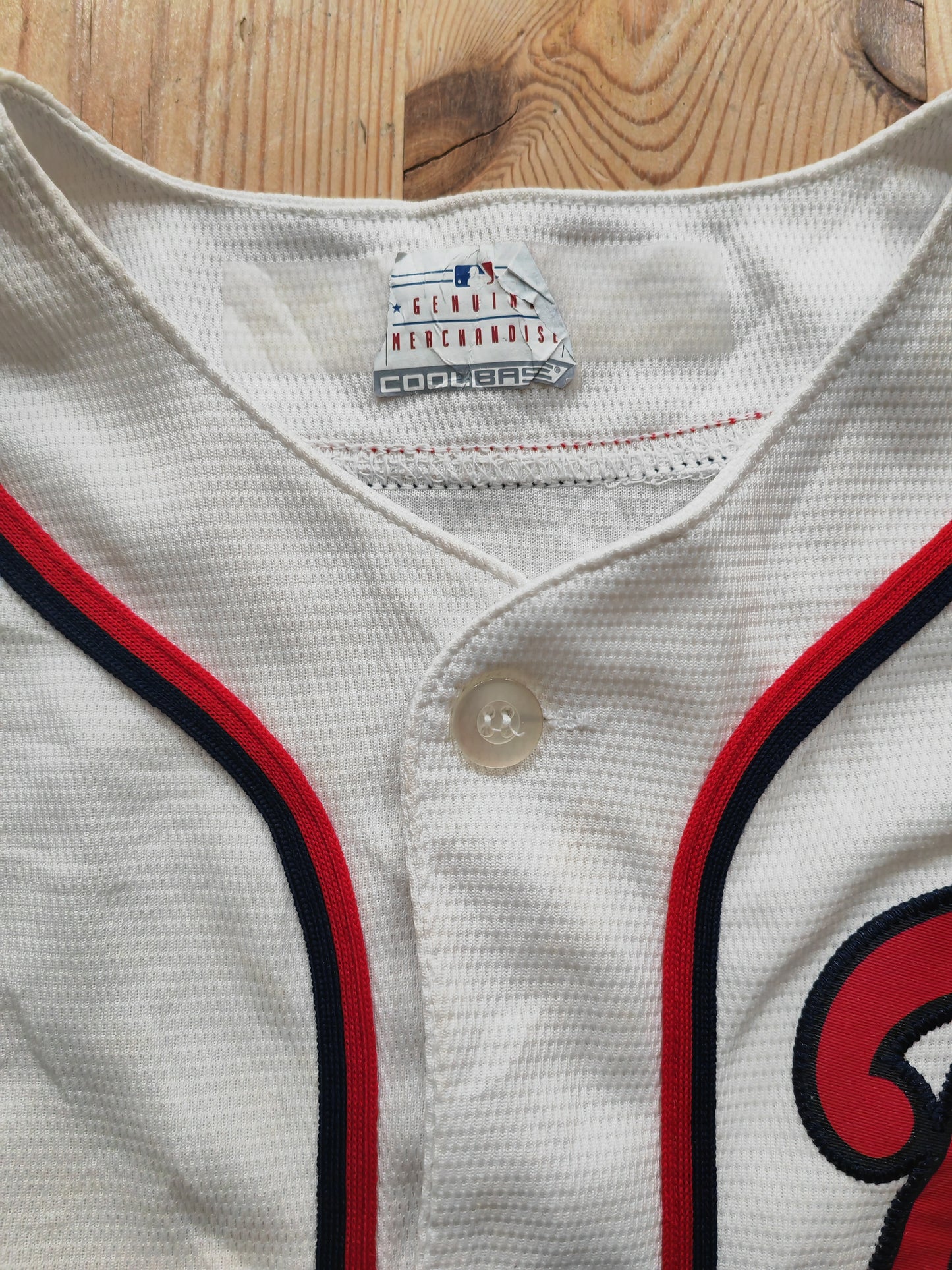 Youth Majestic Washington Nationals MLB Baseball Jersey, White, Size YM 10-12Y